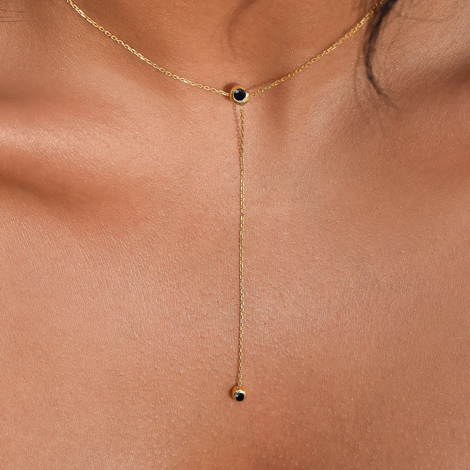 Midnight Black Diamond Necklace - YG DXBS5650