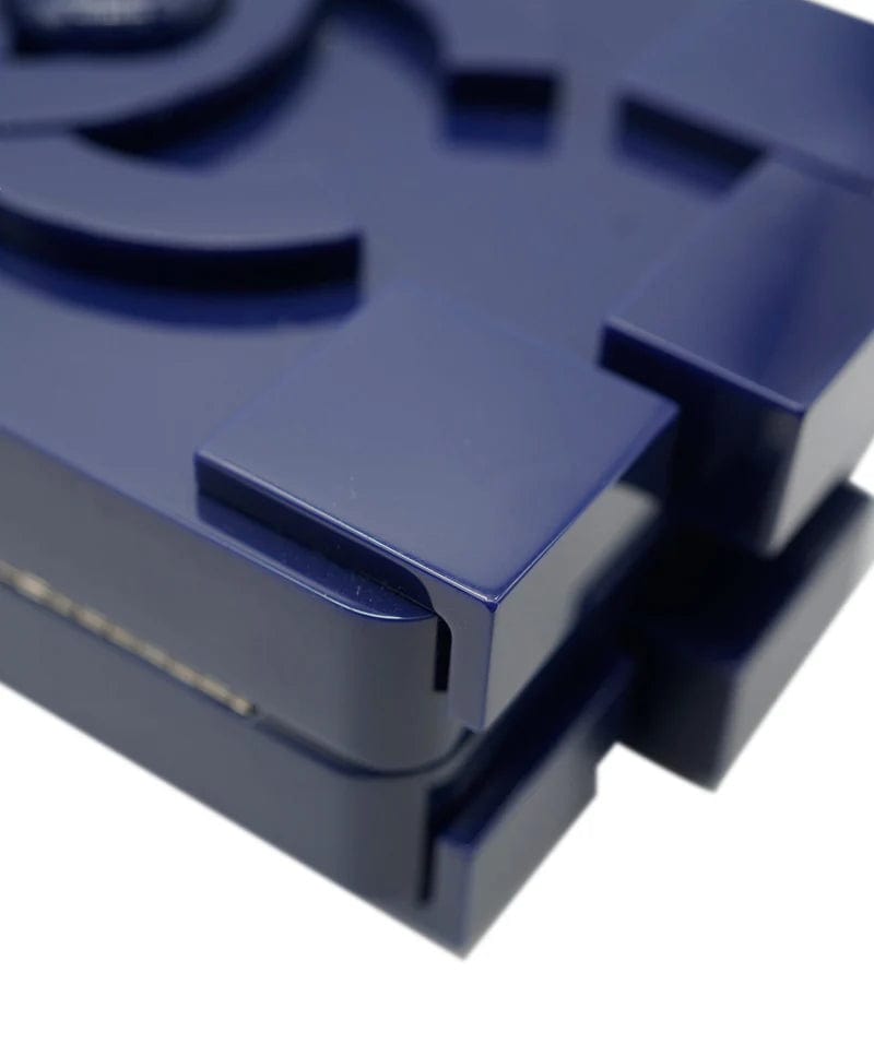 Chanel Chanel Navy Blue Plexiglass Boy Brick Lego Clutch - DXBS1469