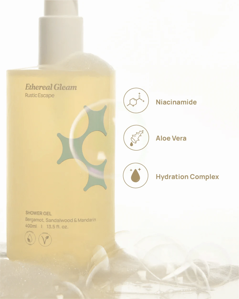 LUMI Beauty LUMI Beauty Rustic Escape Shower Gel 400ml ANC1247