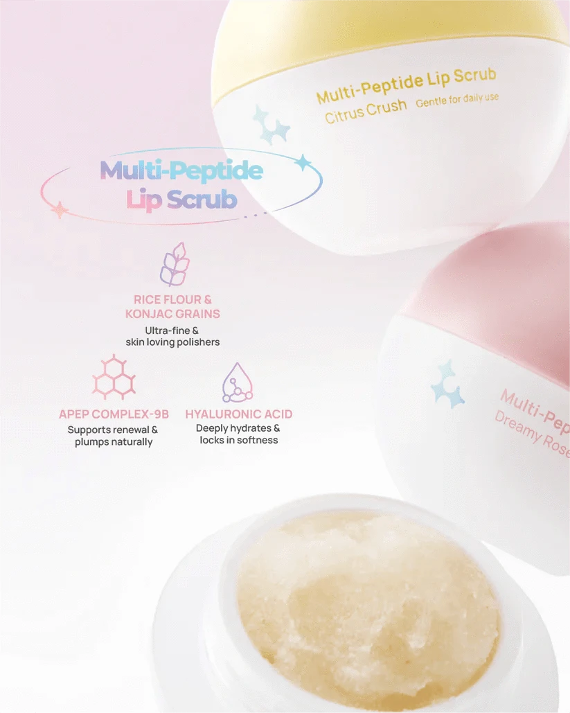 LUMI Beauty LUMI Multi-Peptide Lip Scrub 30ml - Dreamy Rose ANC1288