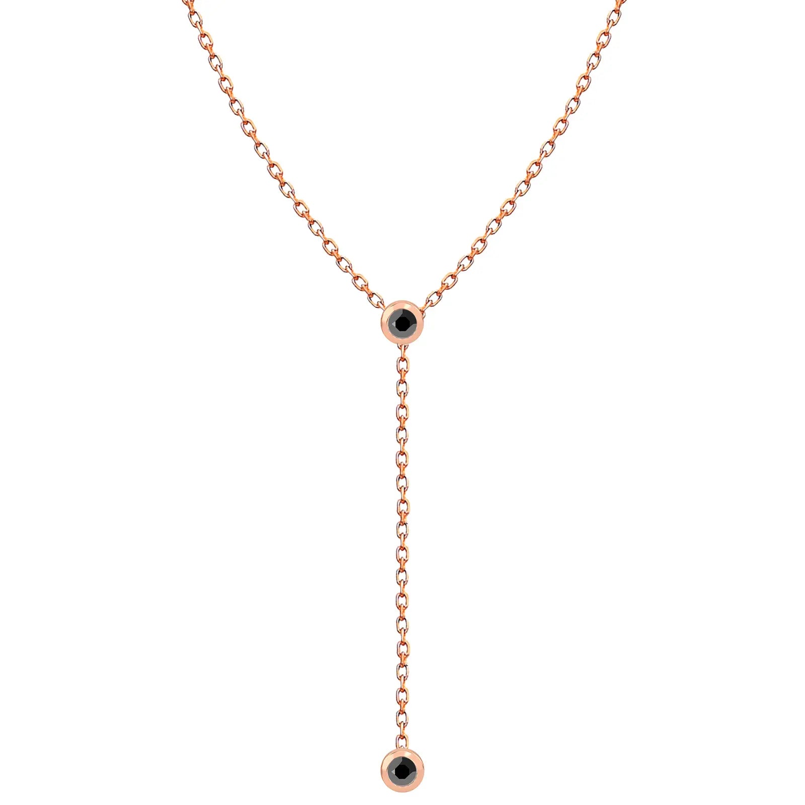 Luxury Promise Black Diamond Necklace - RG DXBS5651