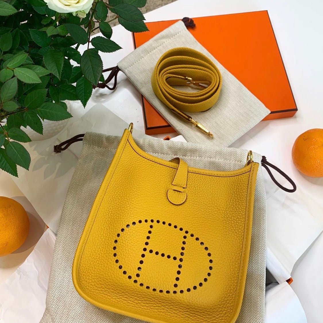 Hermes Evelyne Yellow