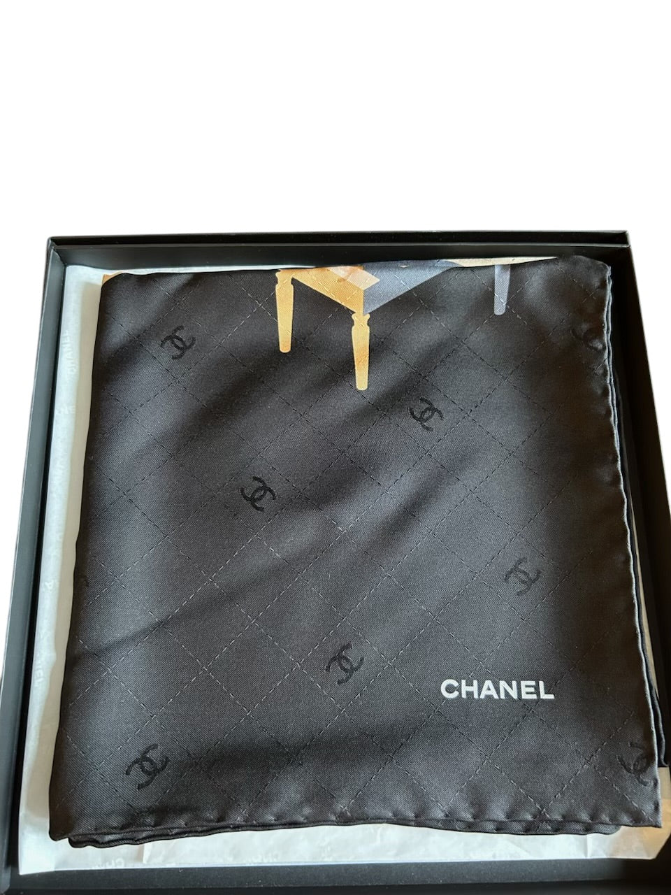 Chanel Silk Scarf 90cm - New In Box