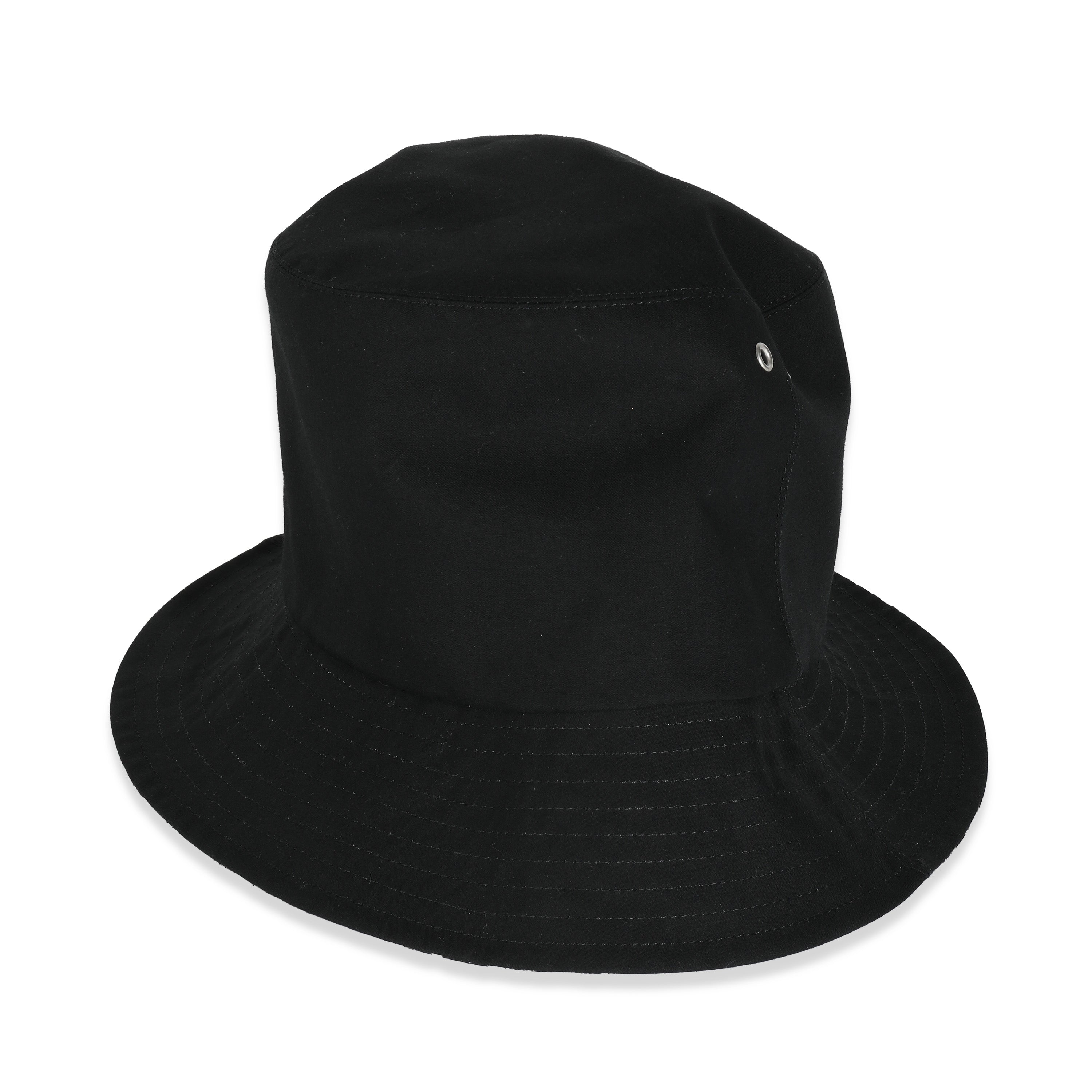 Black Oblique Reversible Teddy-D Brim Bucket Hat 59