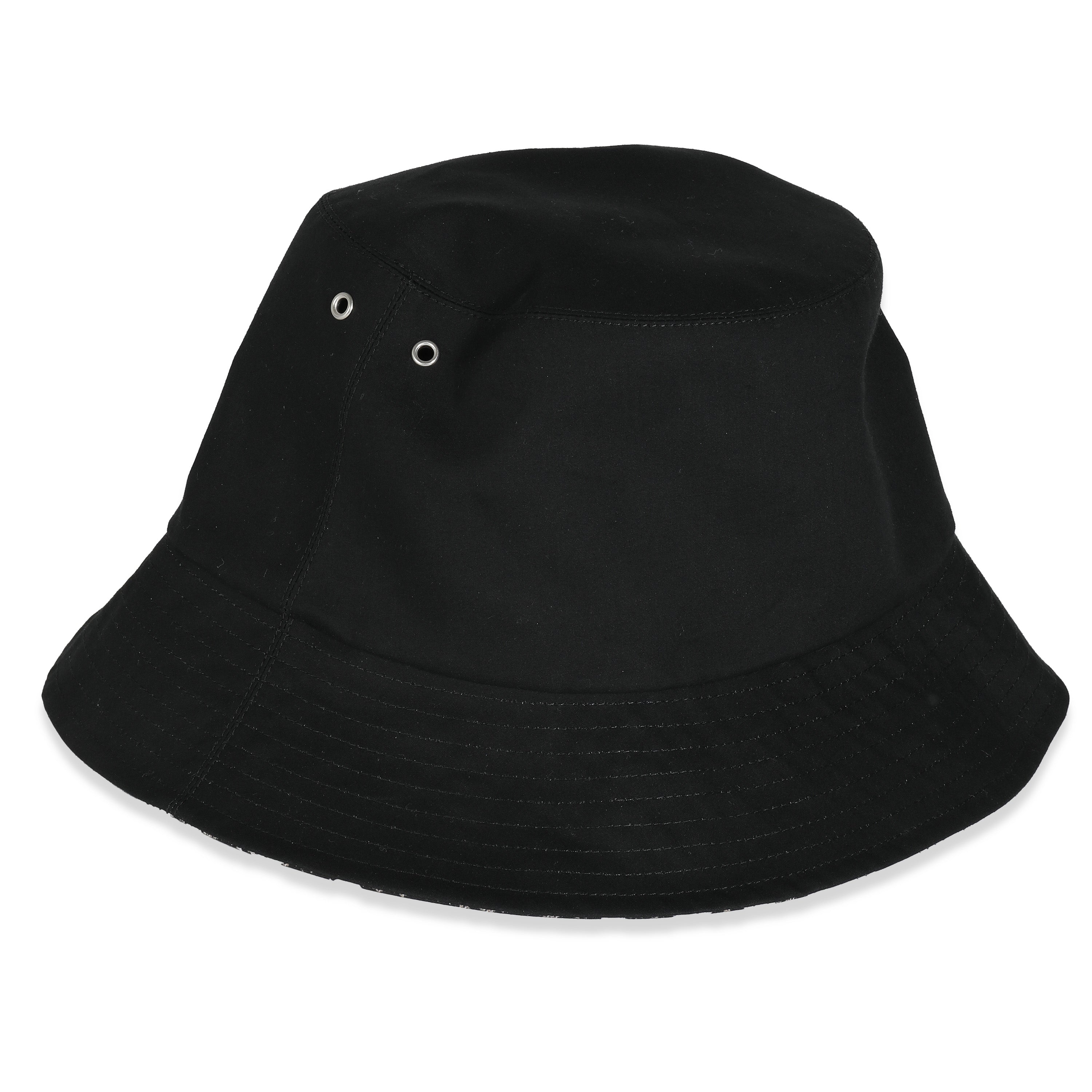 Black Oblique Reversible Teddy-D Brim Bucket Hat 59