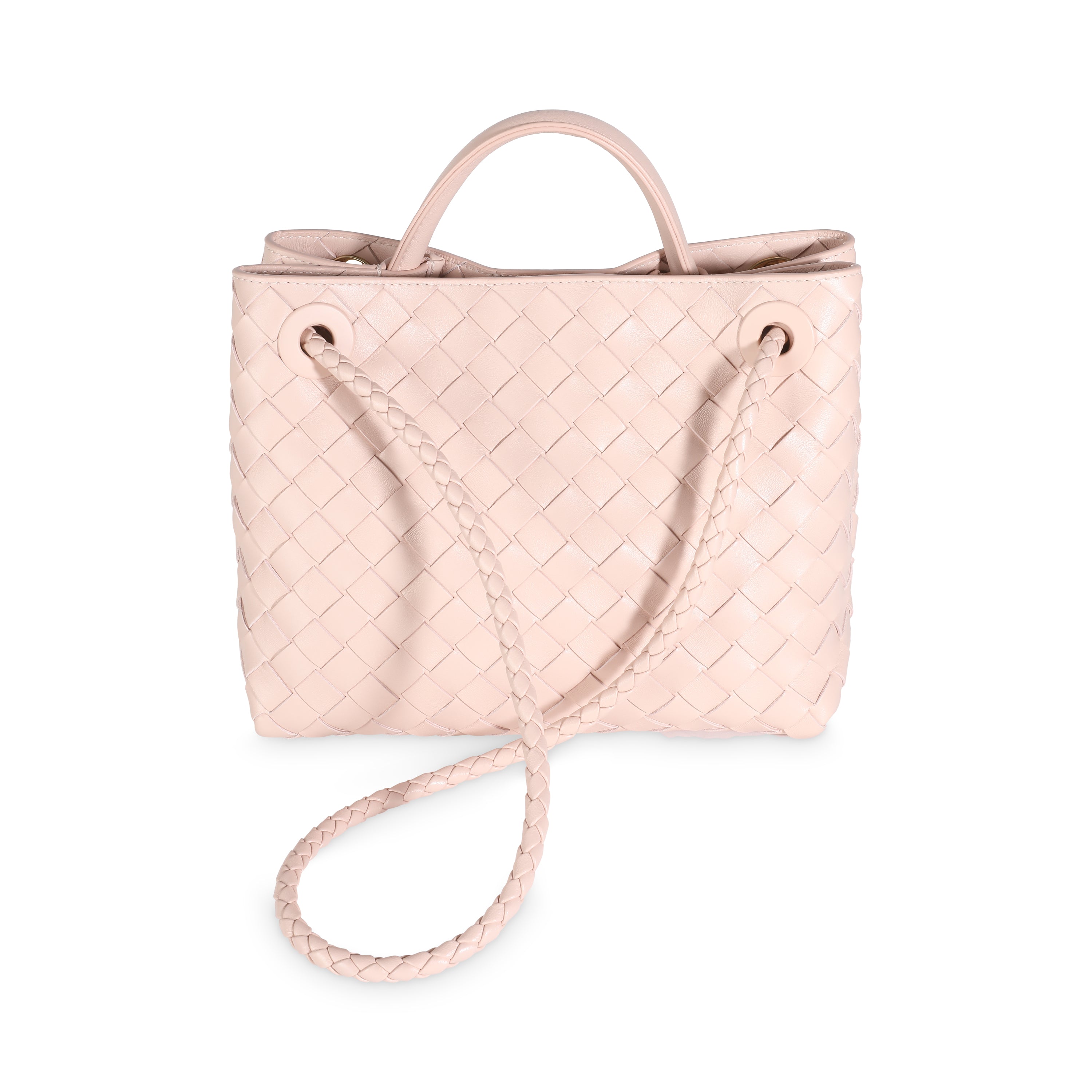 Bottega Veneta Lotus Intrecciato Nappa Small Andiamo Bag