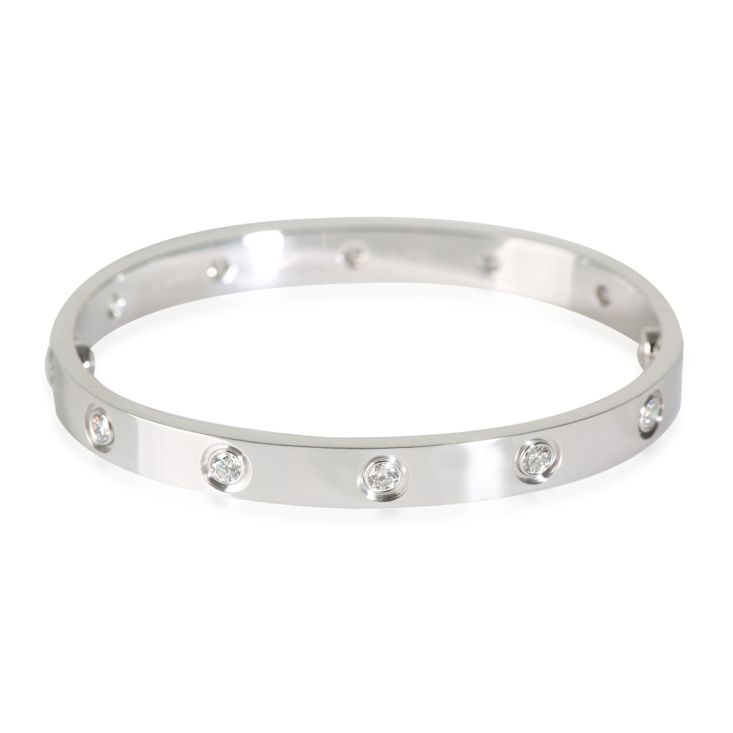 Love Bracelet, Diamonds (White Gold)