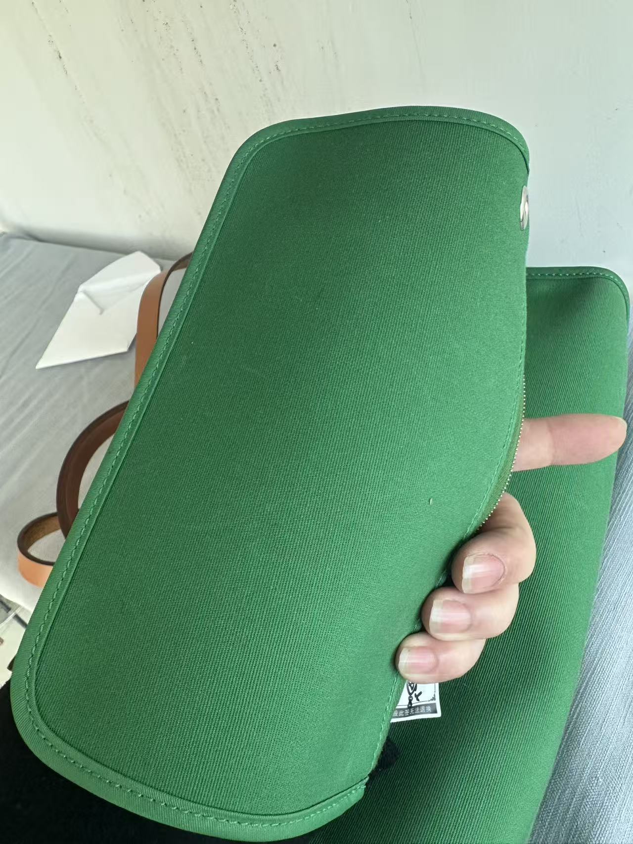 Hermes green herbag31 good condition stamp X