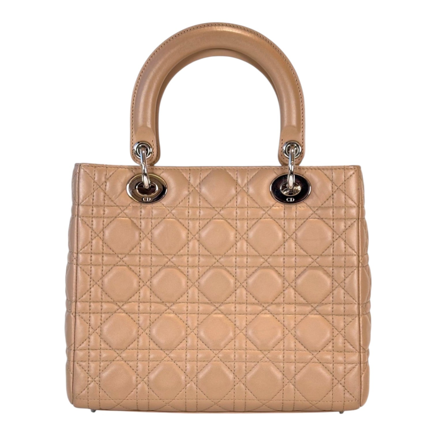 Dior Lady Dior Medium Nude Bag