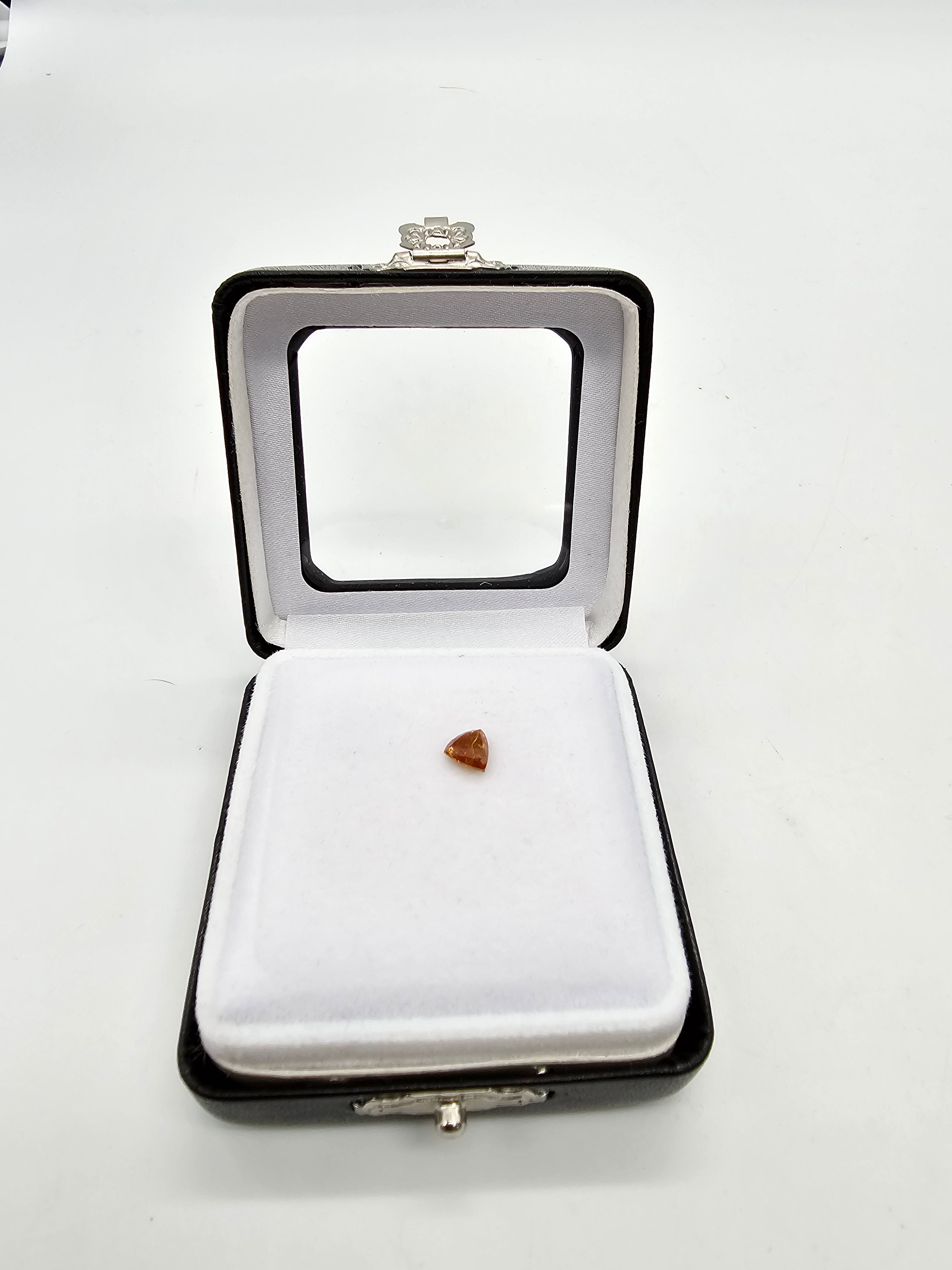 0.68ct ORANGE TRILLIANT Rough Cut Diamond