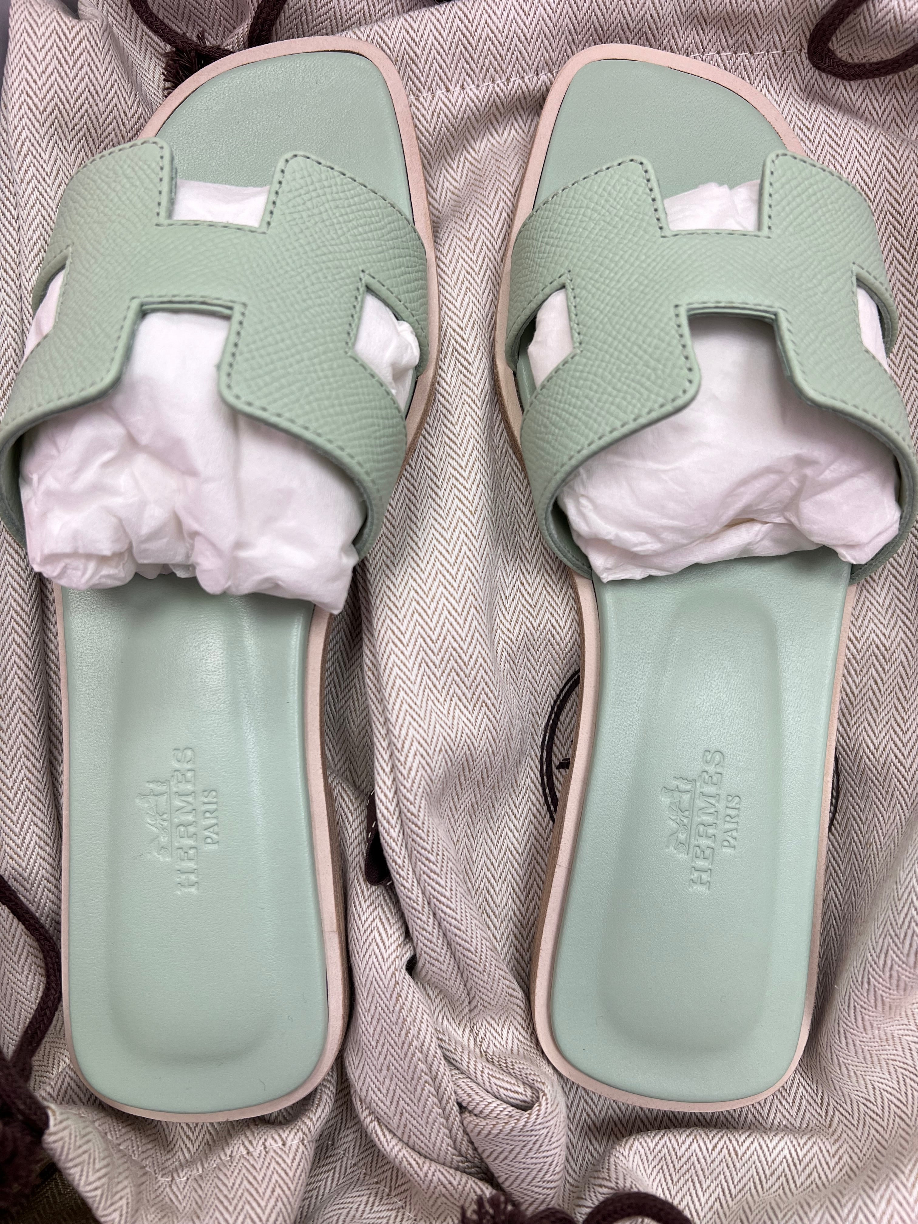 Hermes Orans Vert Jade Sz 36 SKTR1019