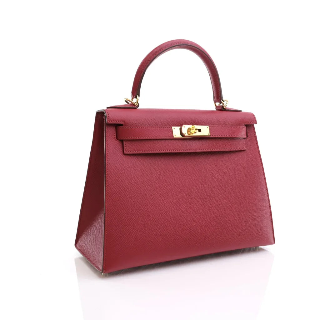 Hermes Kelly 28 Rouge Grenat Epsom