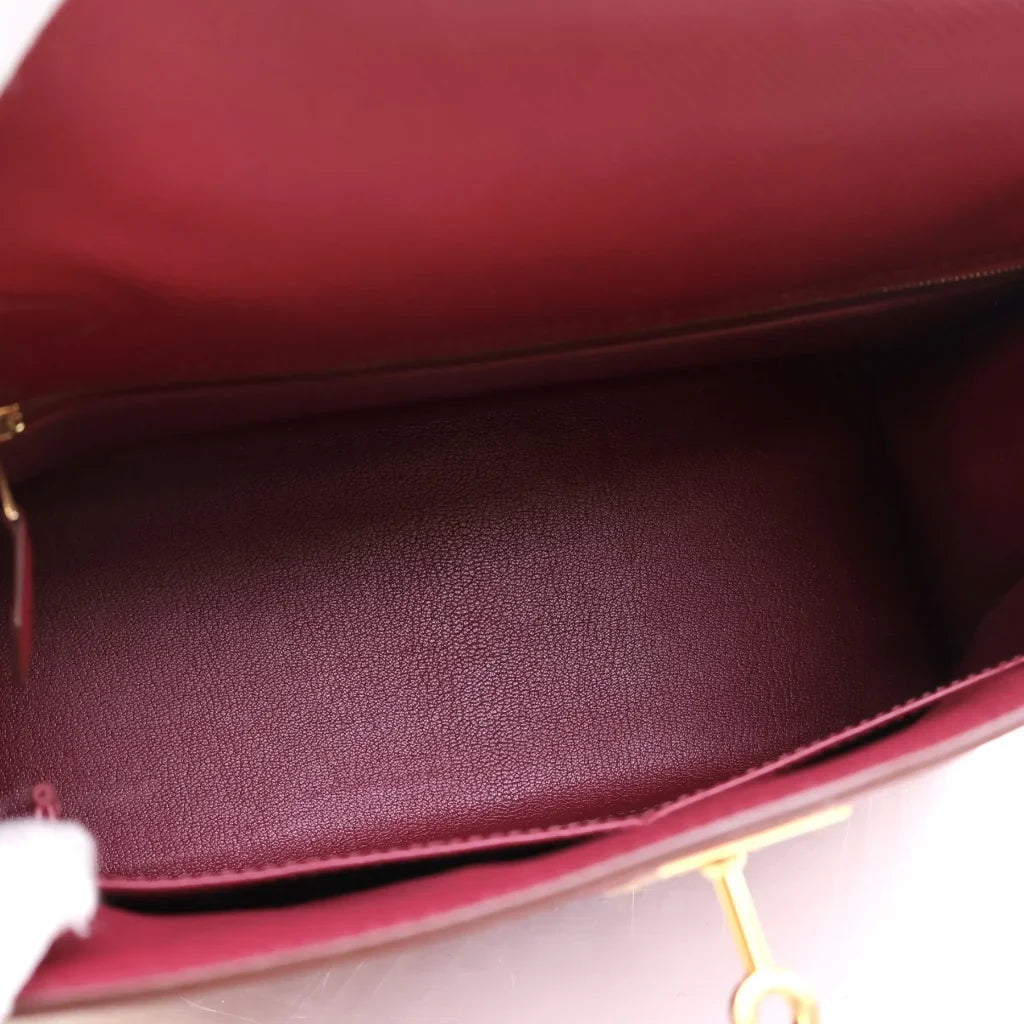 Hermes Kelly 28 Rouge Grenat Epsom