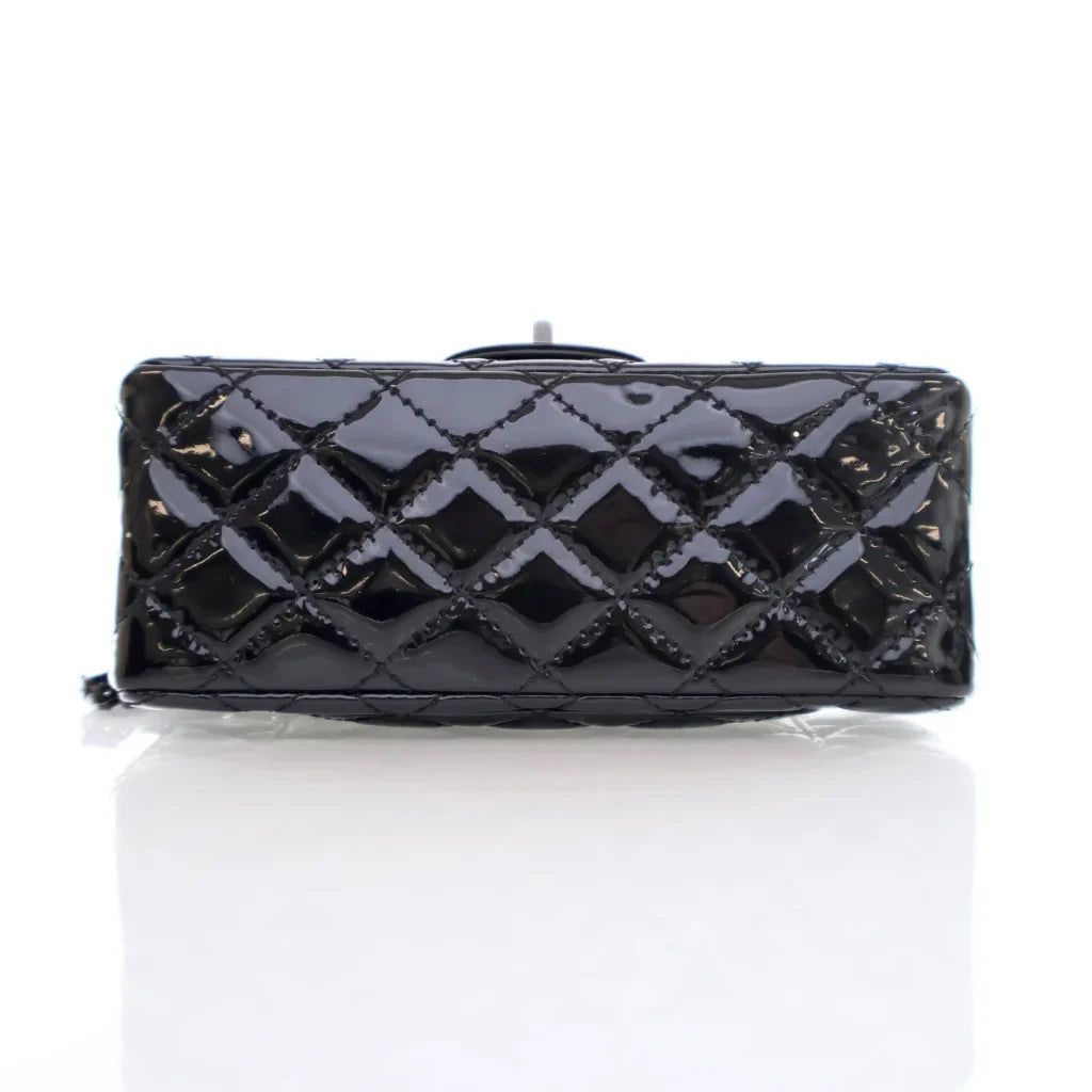 Chanel Mini Reissue 224 Black Patent