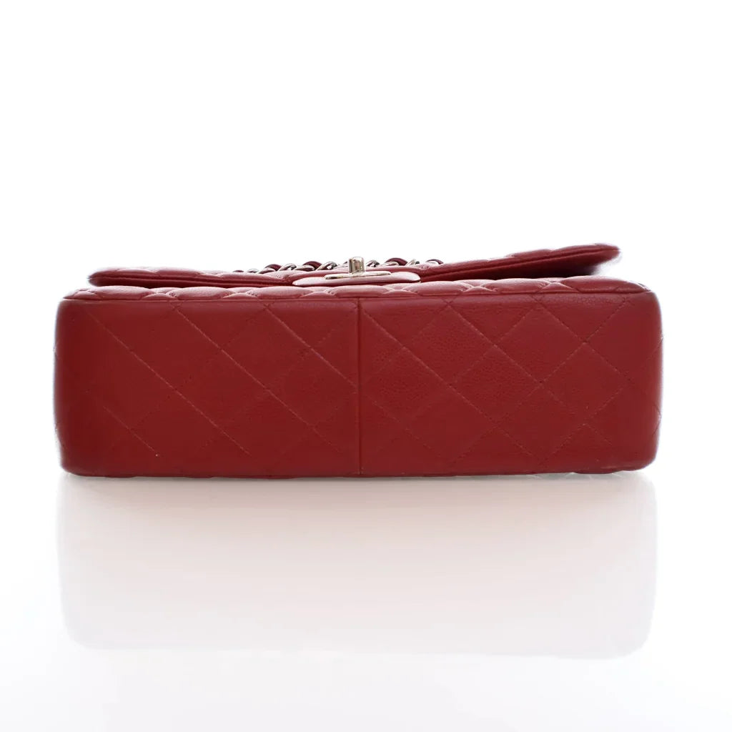 Chanel Classic Flap Jumbo Red Caviar