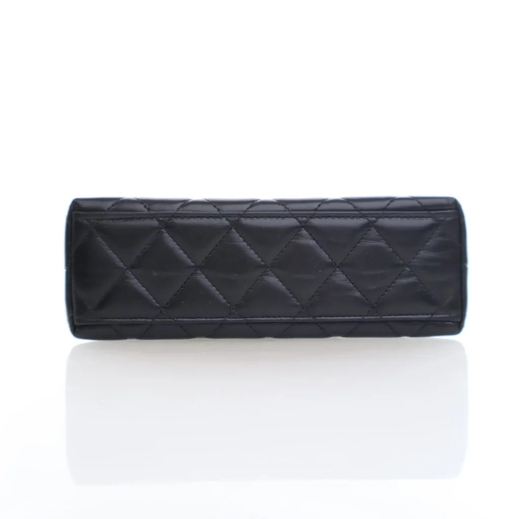 Chanel Kelly Shopping Bag Black Calfskin