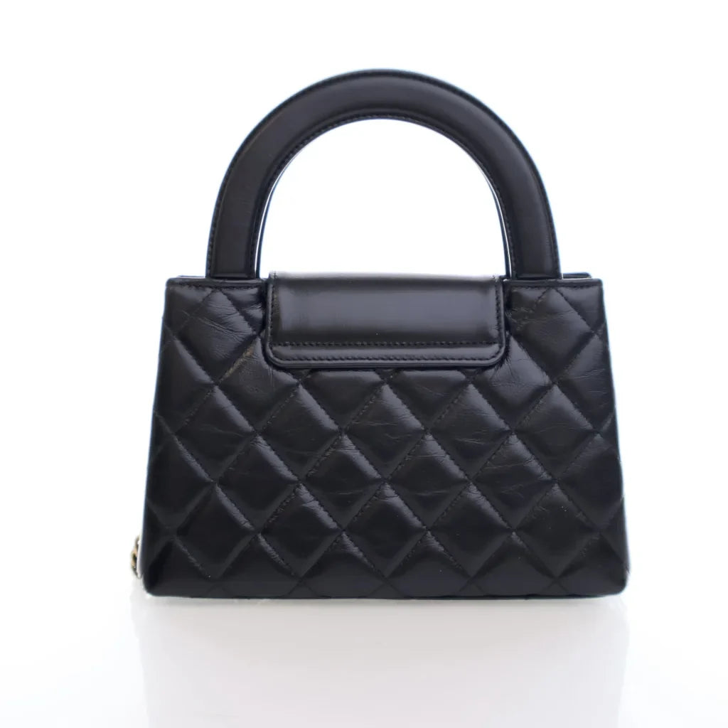 Chanel Kelly Shopping Bag Black Calfskin