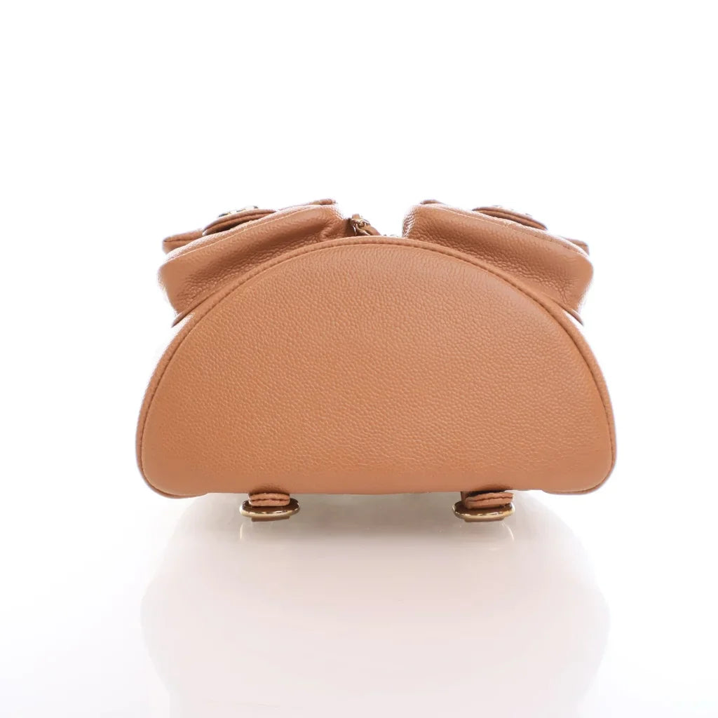 Chanel Duma Backpack Mini Beige Caviar