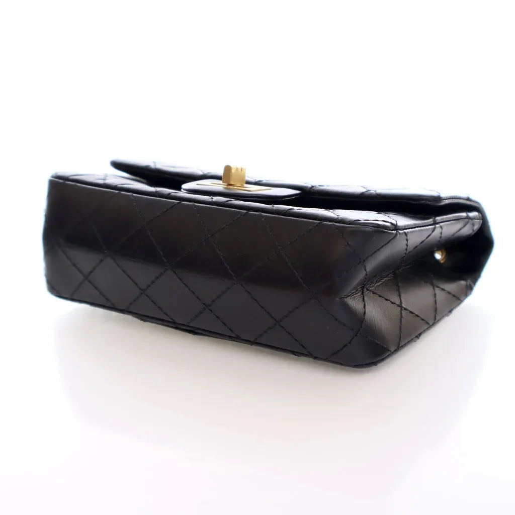 Chanel Mini Reissue 224 Black Calfskin