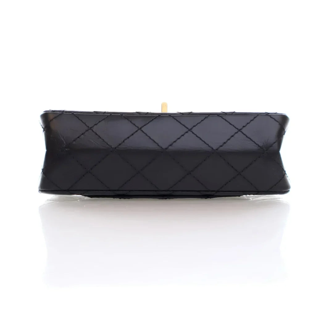 Chanel Mini Reissue 224 Black Calfskin