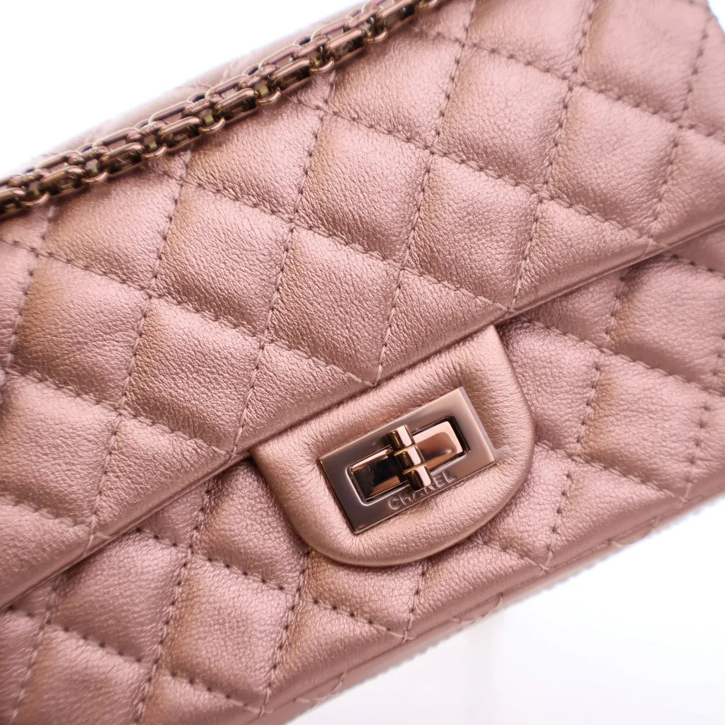 Chanel Reissue 224 Pink Calfskin