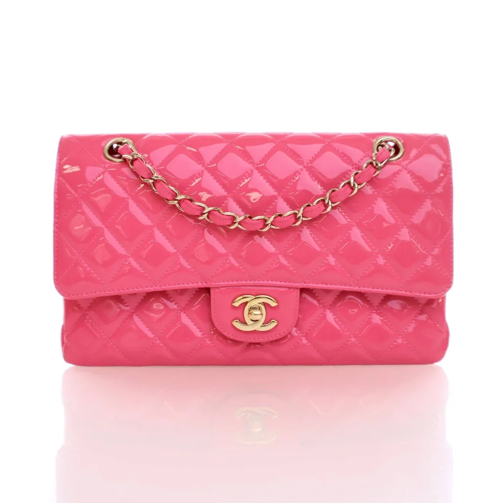 Chanel Classic Flap Medium Pink Patent