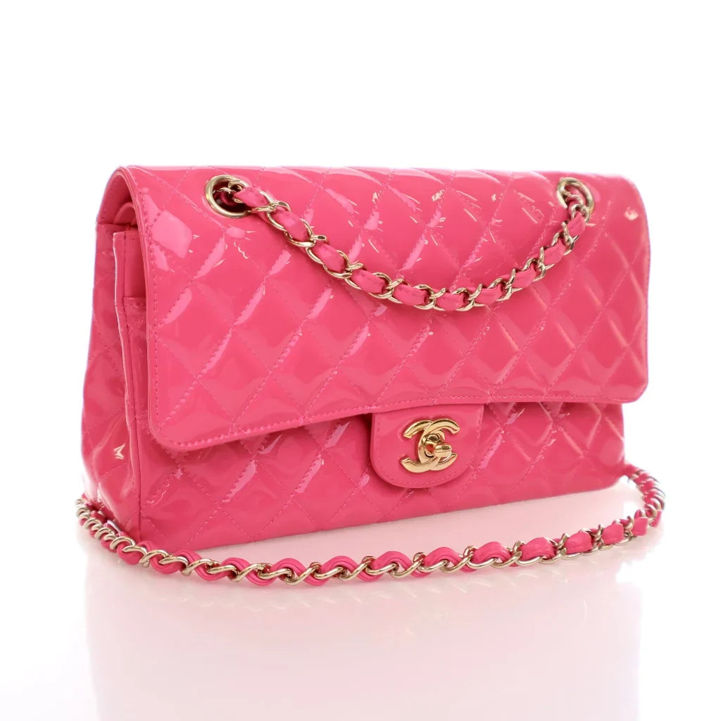 Chanel Classic Flap Medium Pink Patent