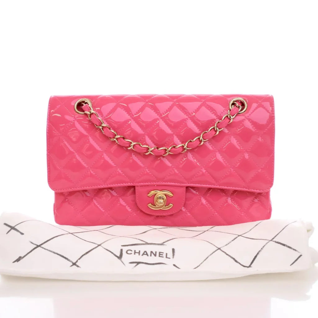 Chanel Classic Flap Medium Pink Patent