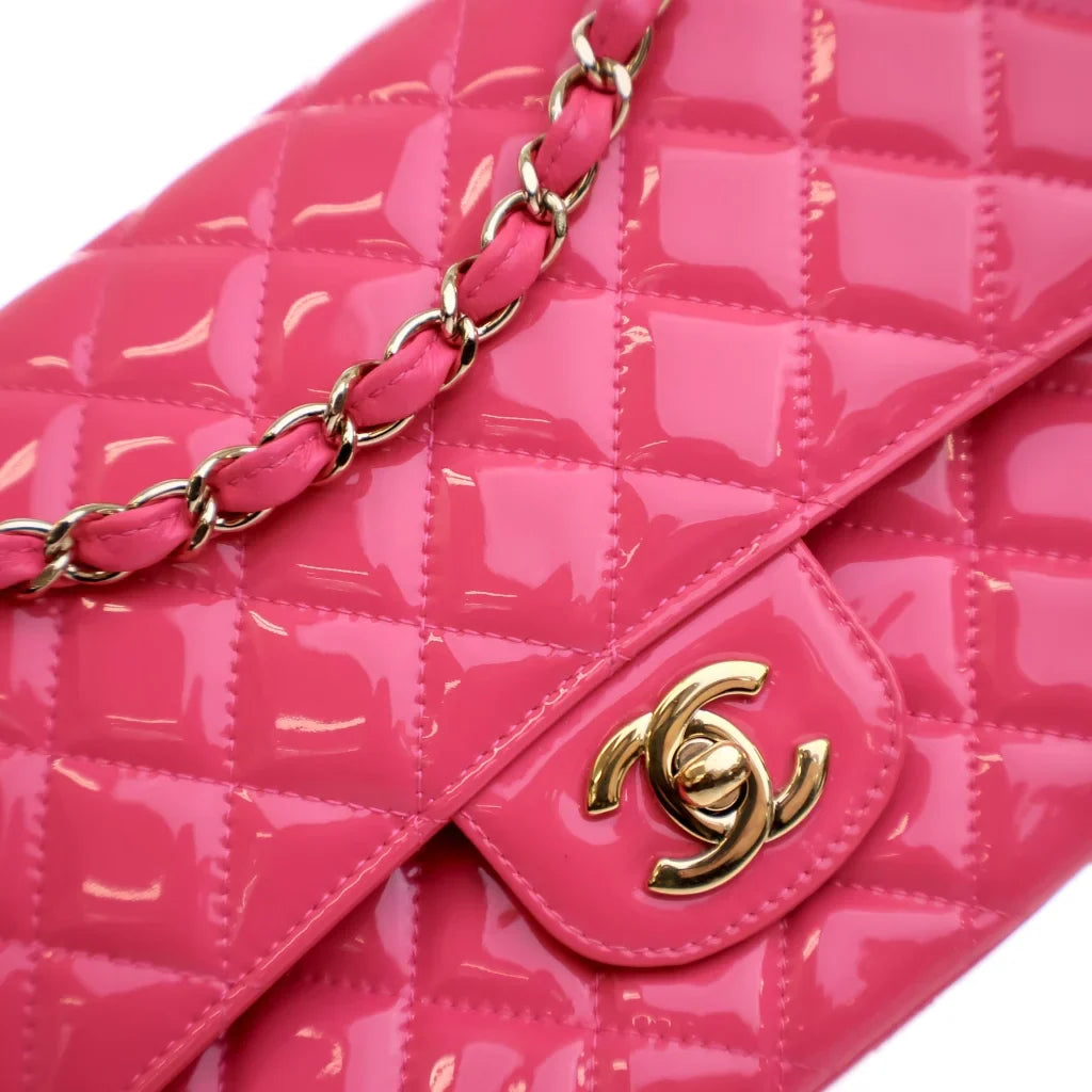 Chanel Classic Flap Medium Pink Patent