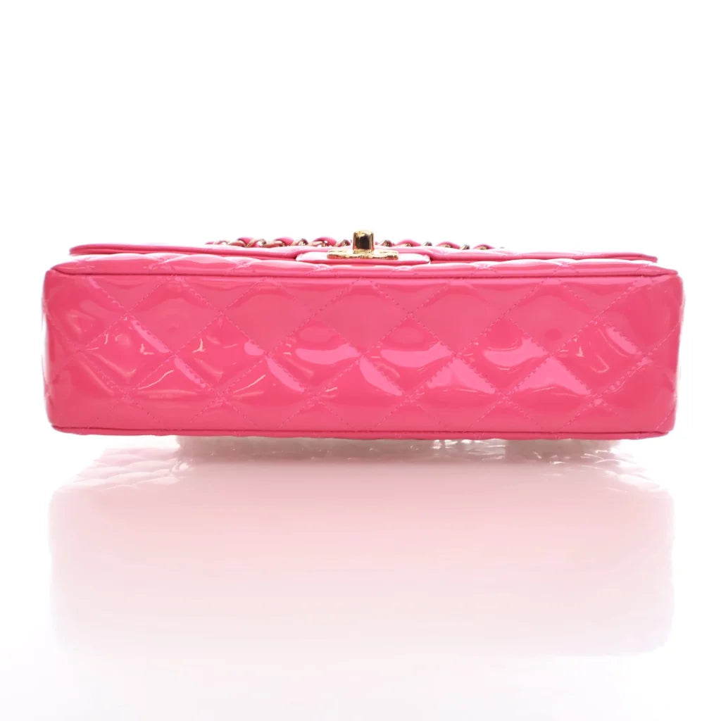 Chanel Classic Flap Medium Pink Patent