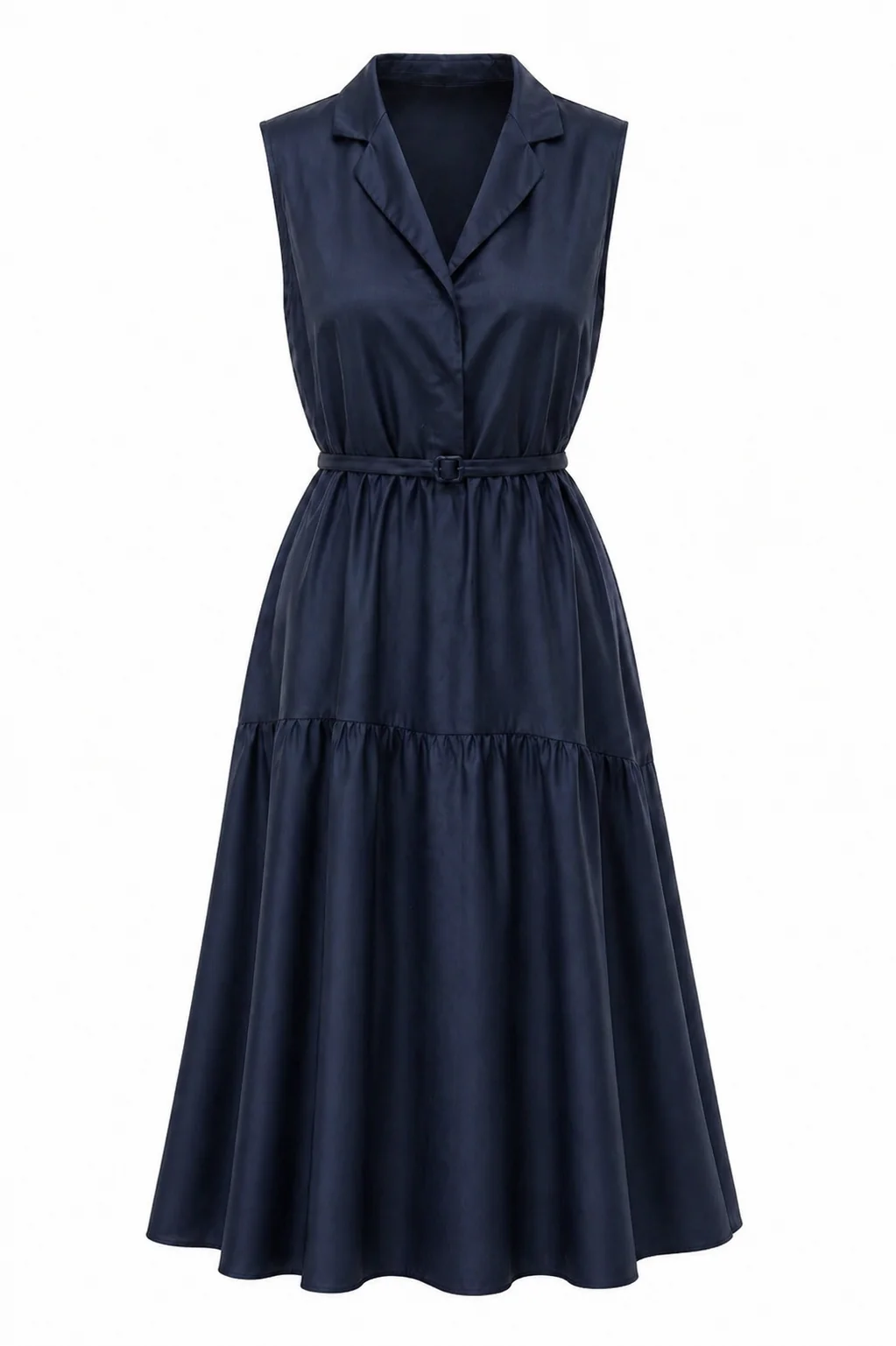 DRESS CHARLOTTE NAVY POCKETS PIPPING MCL11199