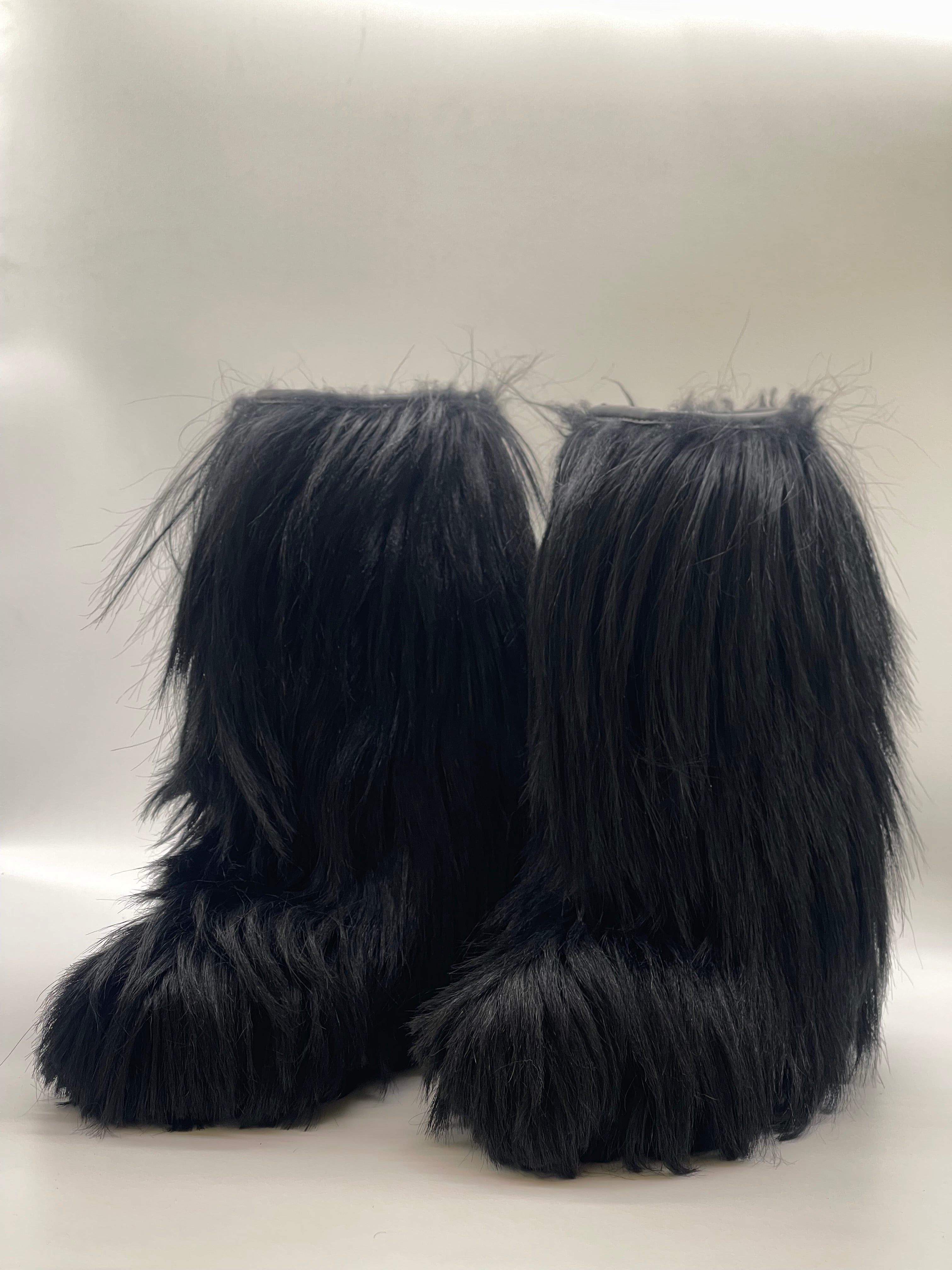 Chanel Black Fur Boots RJC3970