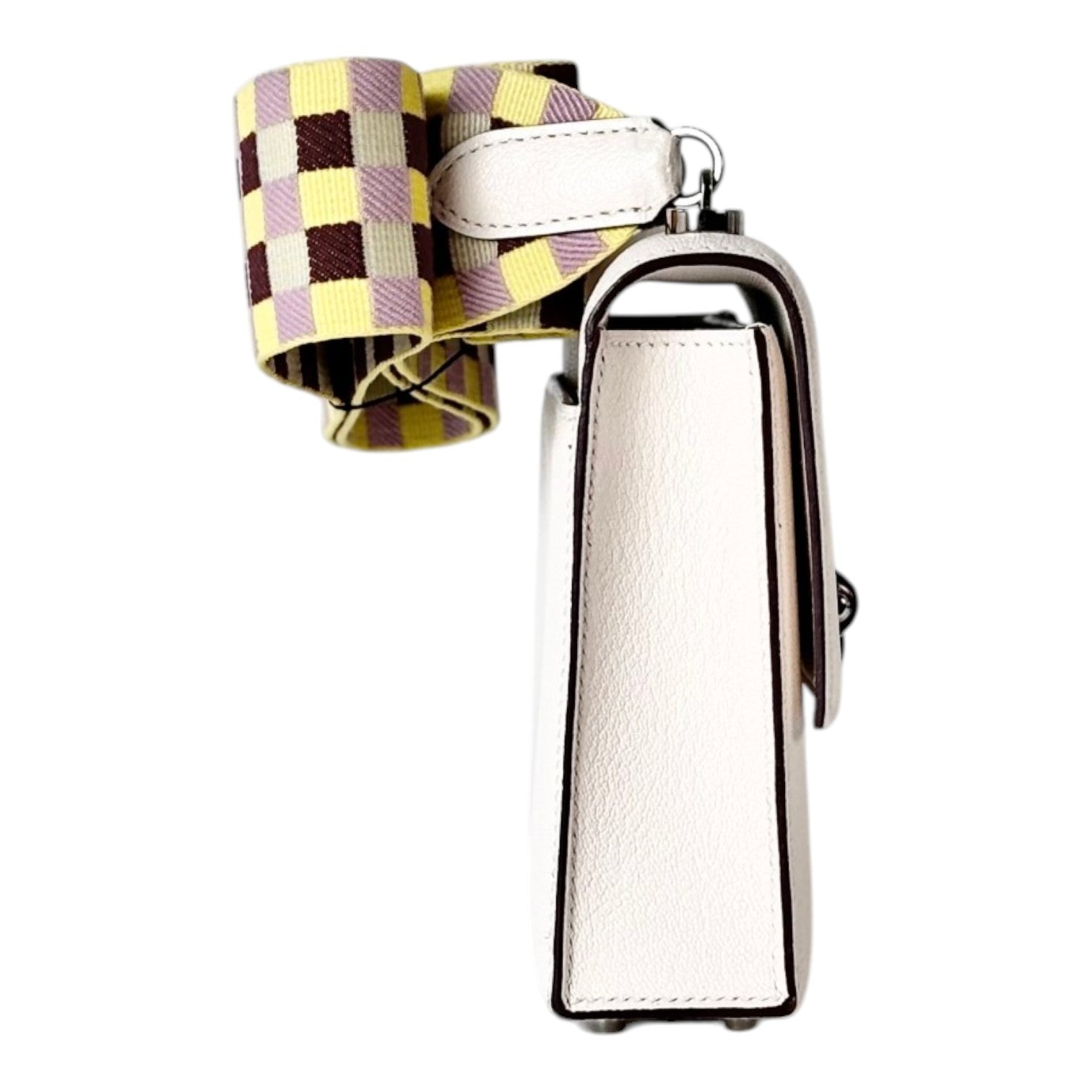 Hermes Mini Verrou 17cm Nata Bag with Limited Edition Strap