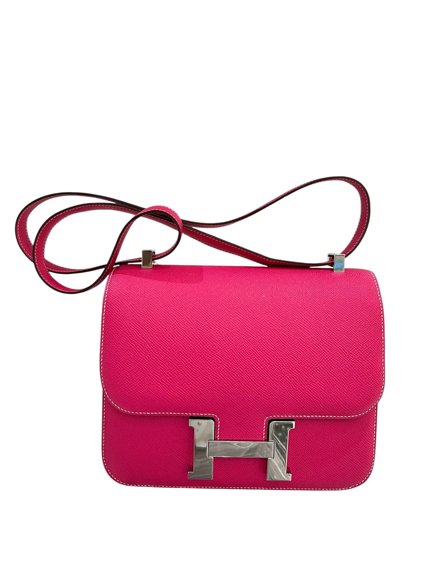 Hermes Constance 24 Rose Tyrien Epsom PHW #T 2015 -DB, Felt SKCH4160