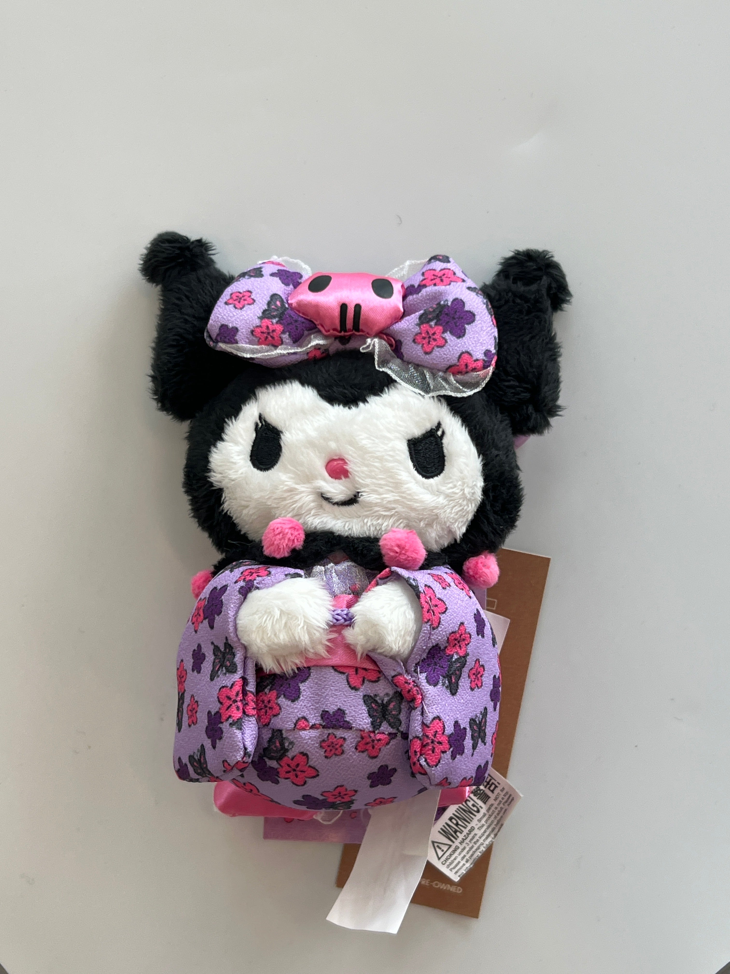 purple kuromi kimono charm DXBS1028