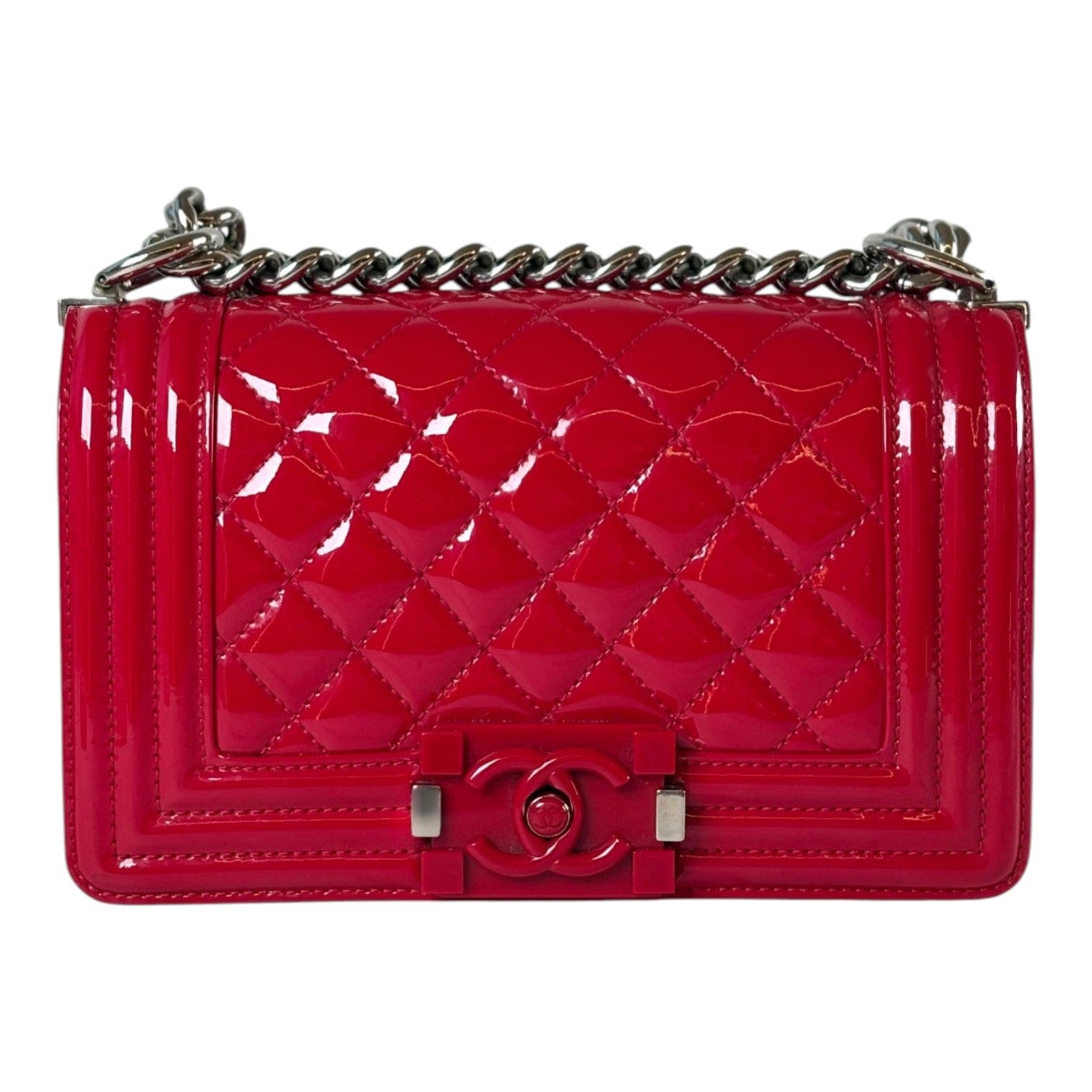 Chanel Leboy Patent Red Small Bag