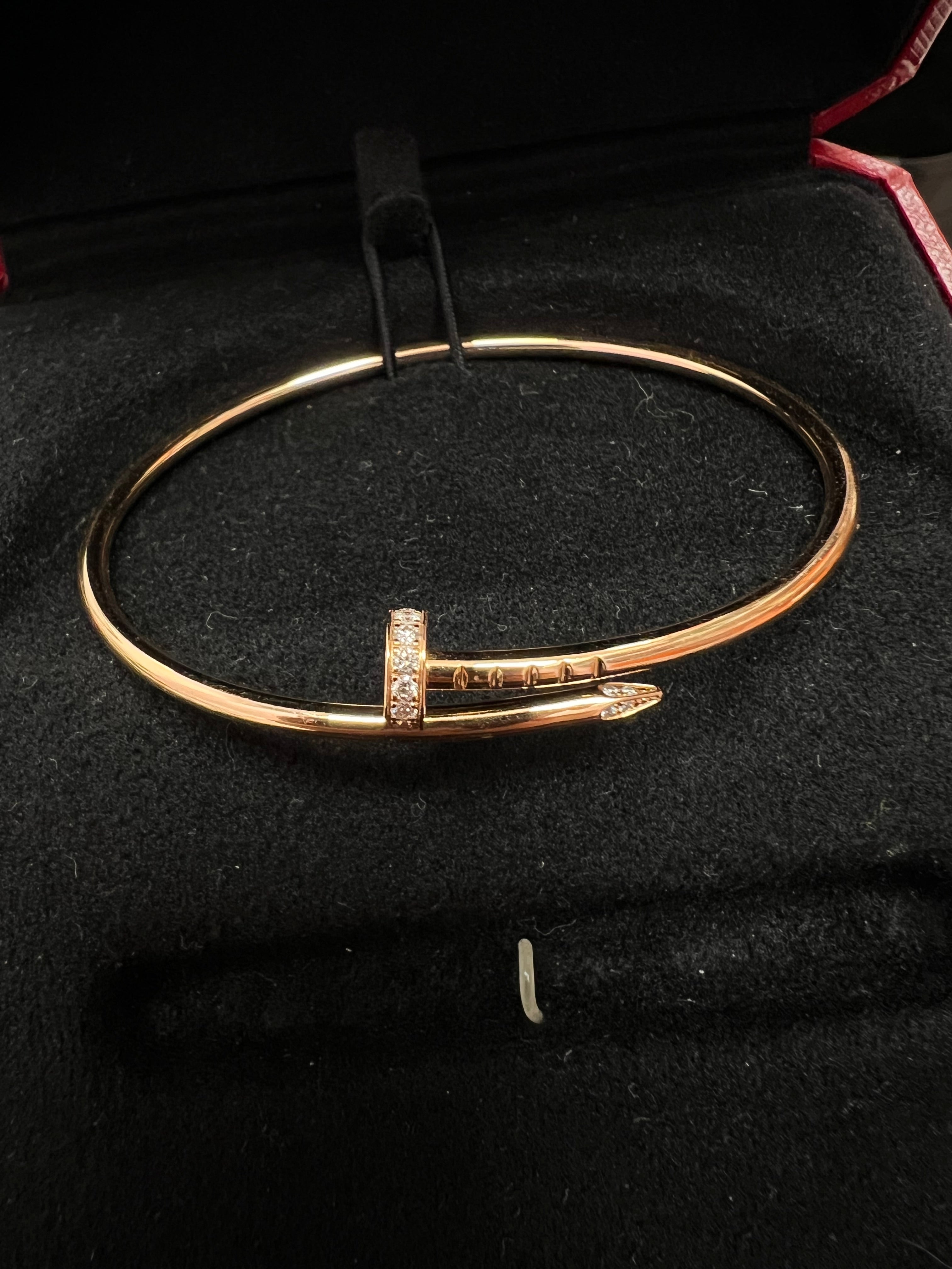 Cartier Juste Un Clou Small Bracelet #17 YG SKCY127