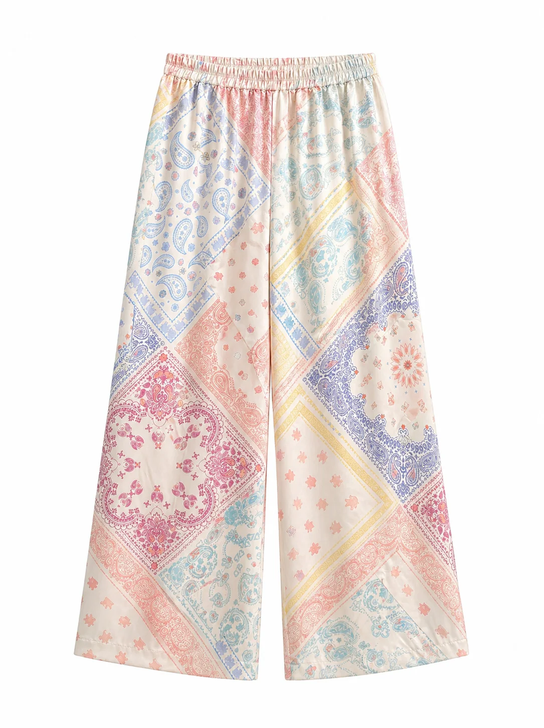 TROUSER BANDANA ELEPHANT OFF WHITE LUCKY CAT MCL11185