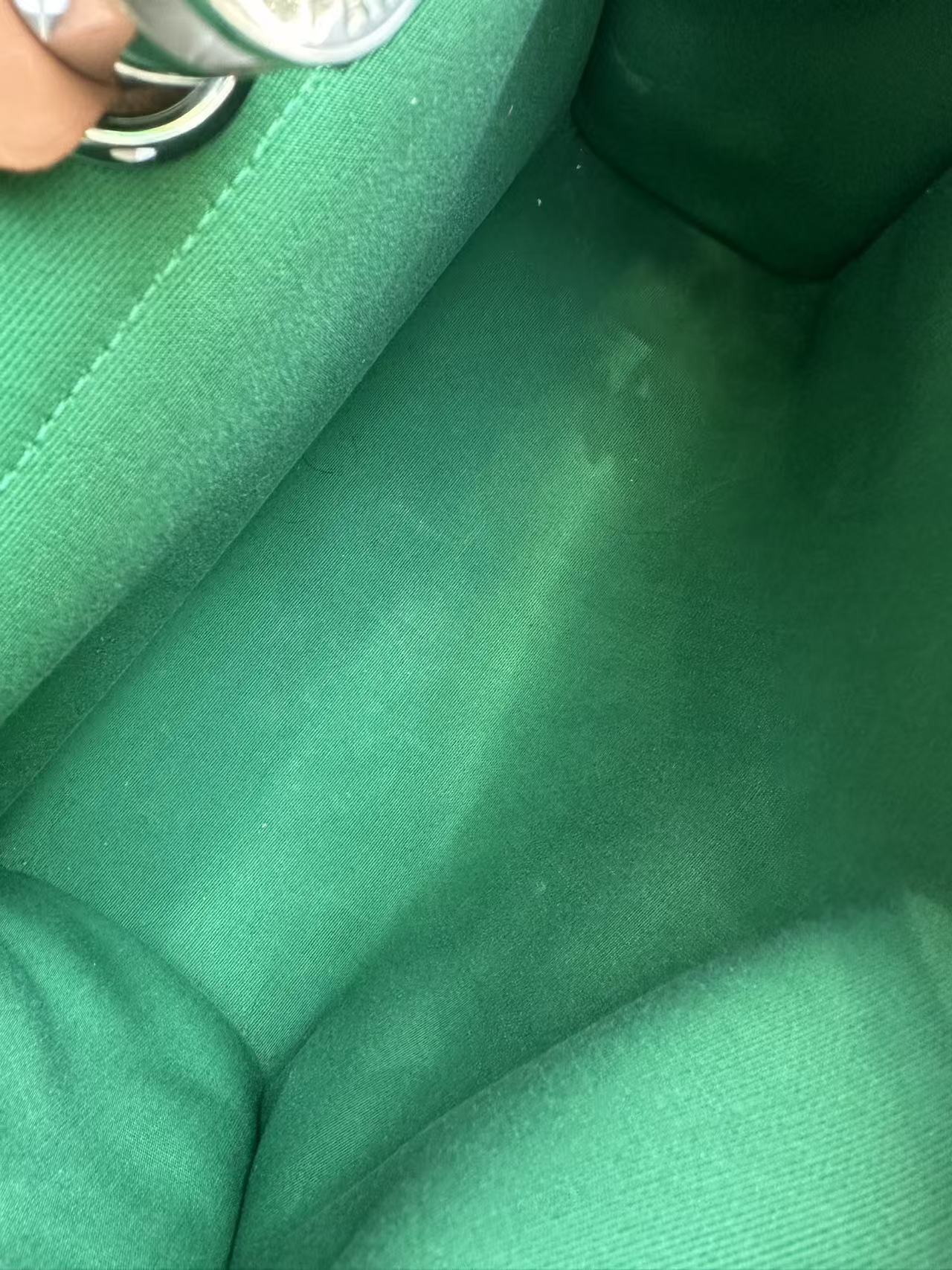 Hermes green herbag31 good condition stamp X