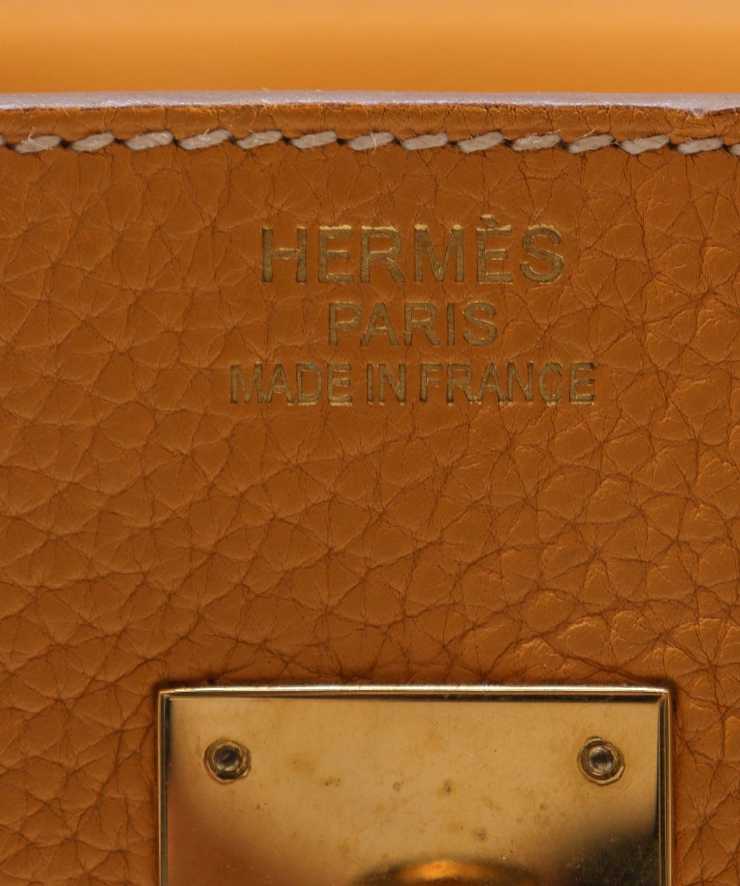 Hermes Birkin 35 Yellow Clemence GHW  ALC1976