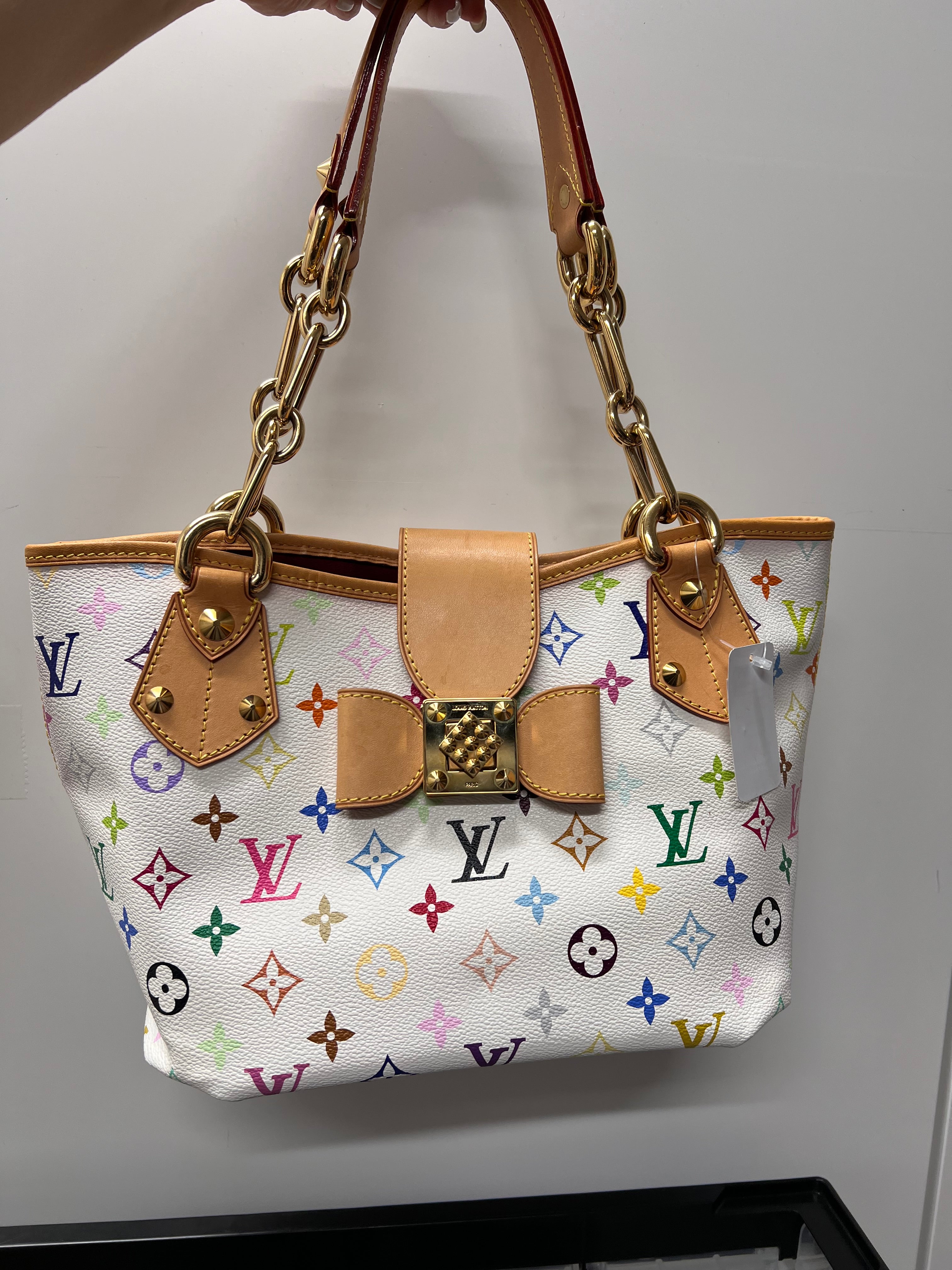 B1024WZC2L LOUIS VUITTON Multicolor Annie MM White M40307