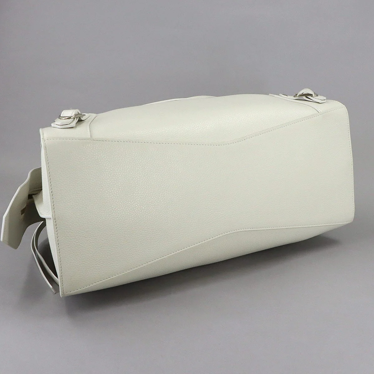 BALENCIAGA Neo Classic City Medium Hand Shoulder Bag 638470 White Purse 903179943