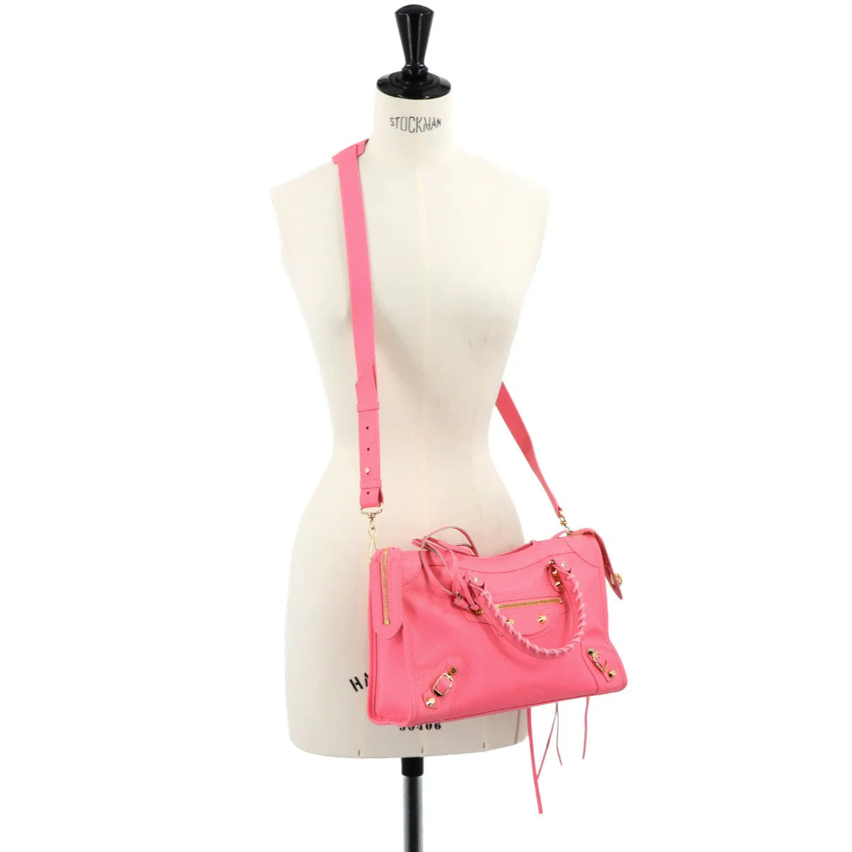 BALENCIAGA Classic City 2way Hand Shoulder Bag 431621 Pink Logos 903142159