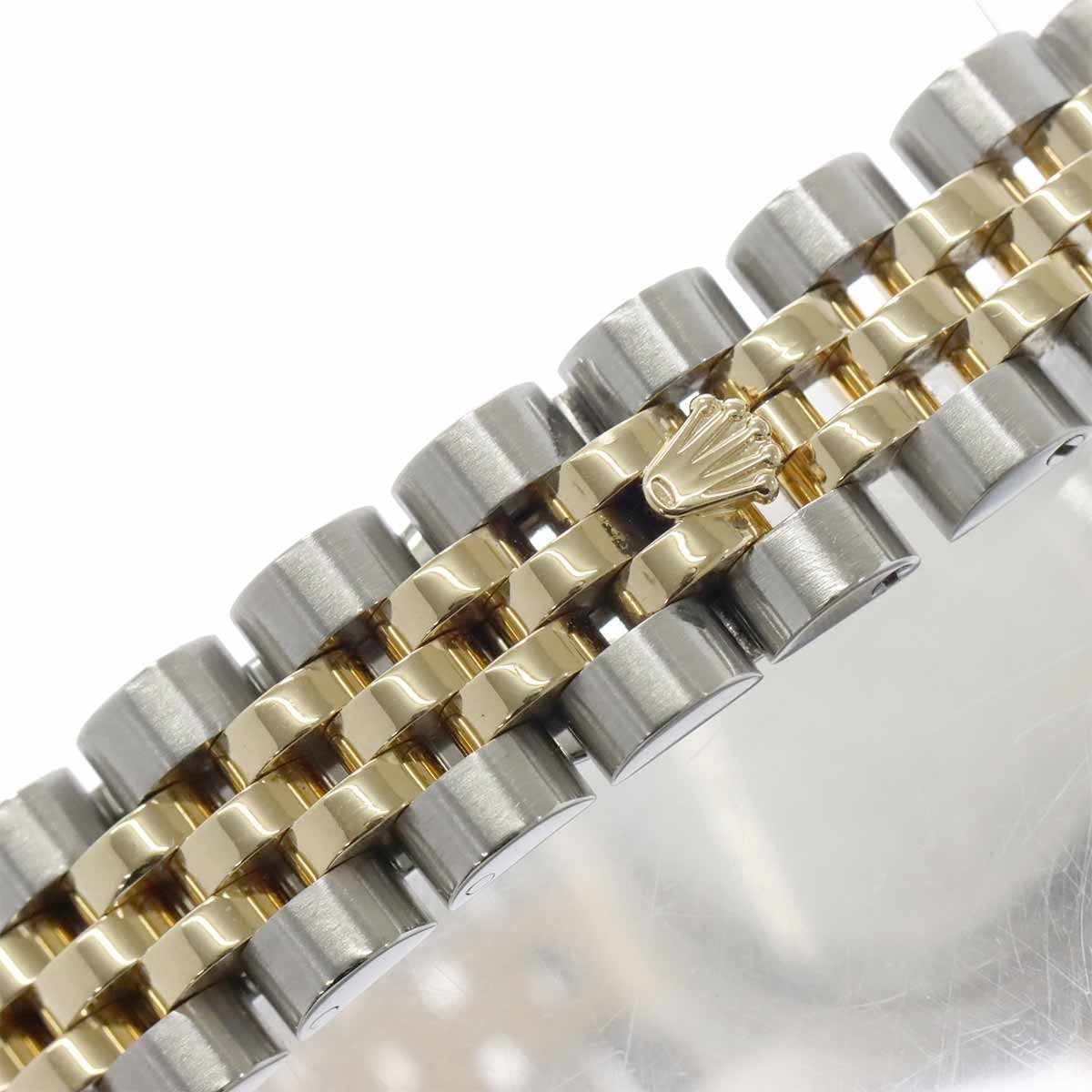 ROLEX Datejust 179383G Serial Random Diamond 750 YG White Dial Ladies 903171466