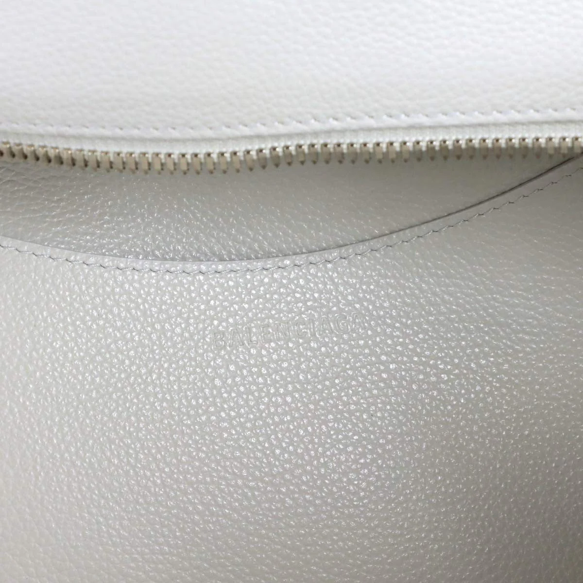 BALENCIAGA Neo Classic City Medium Hand Shoulder Bag 638470 White Purse 903179946