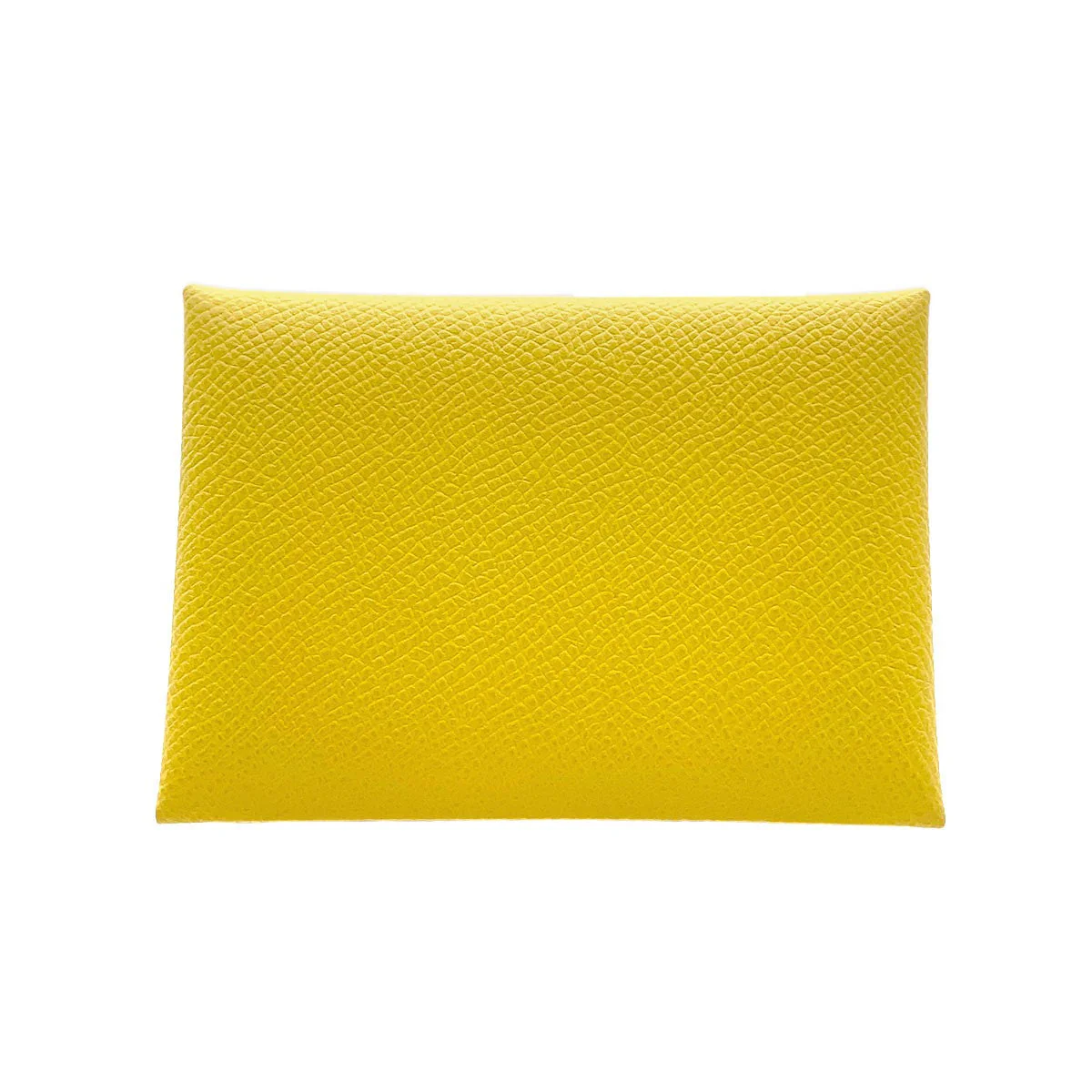 HERMES Calvi Duo Card Case Epsom Jaune de Naples Accessory 903188972