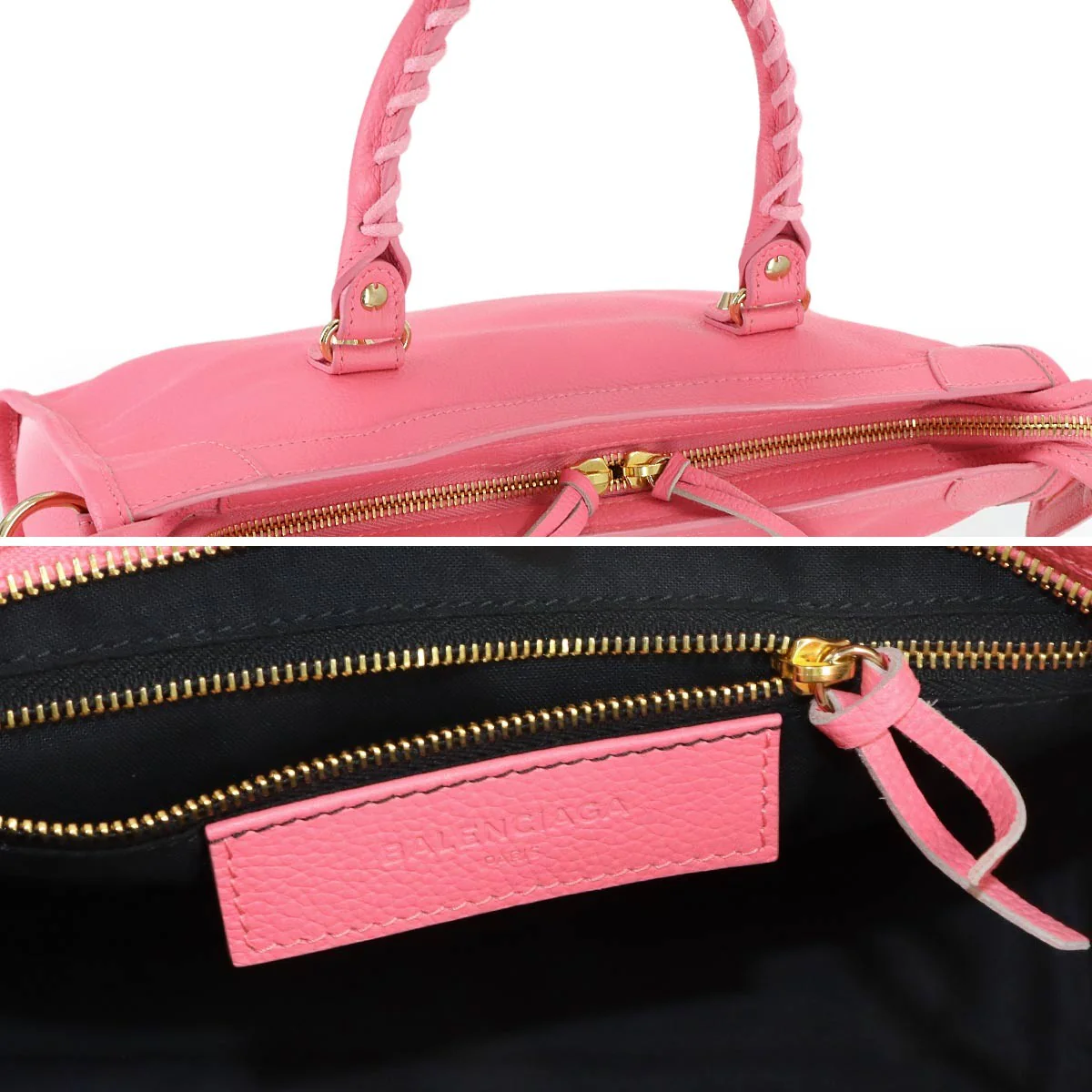 BALENCIAGA Classic City 2way Hand Shoulder Bag 431621 Pink Logos 903142157