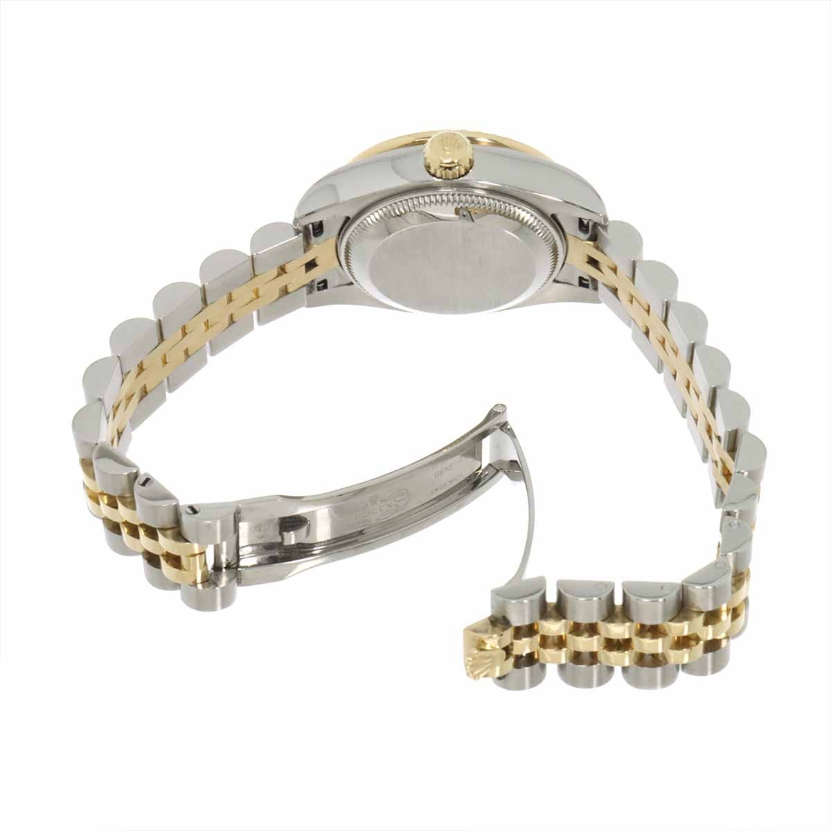 ROLEX Datejust 179383G Serial Random Diamond 750 YG White Dial Ladies 903171464