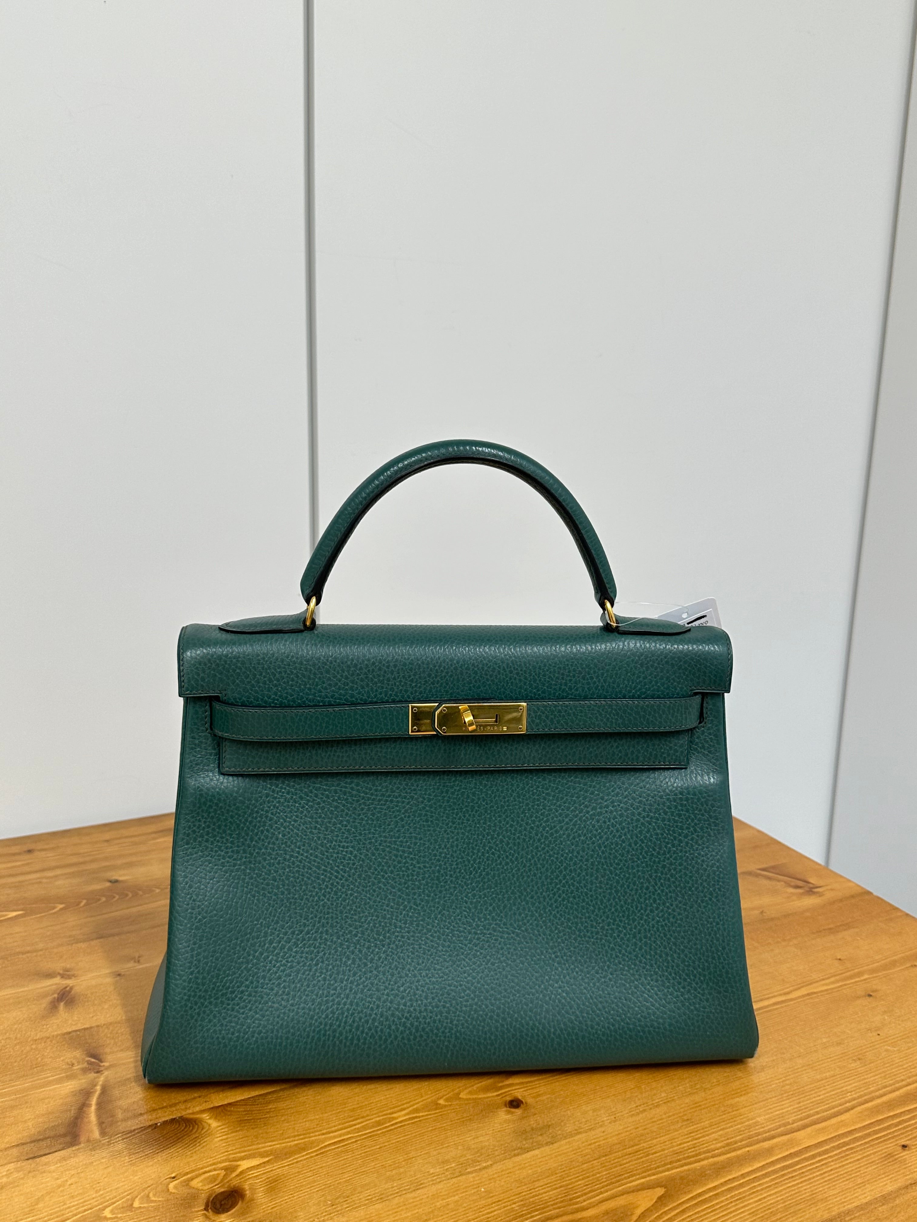 HERMES Ardennes Green G Kelly 32 B0831KZ5A3