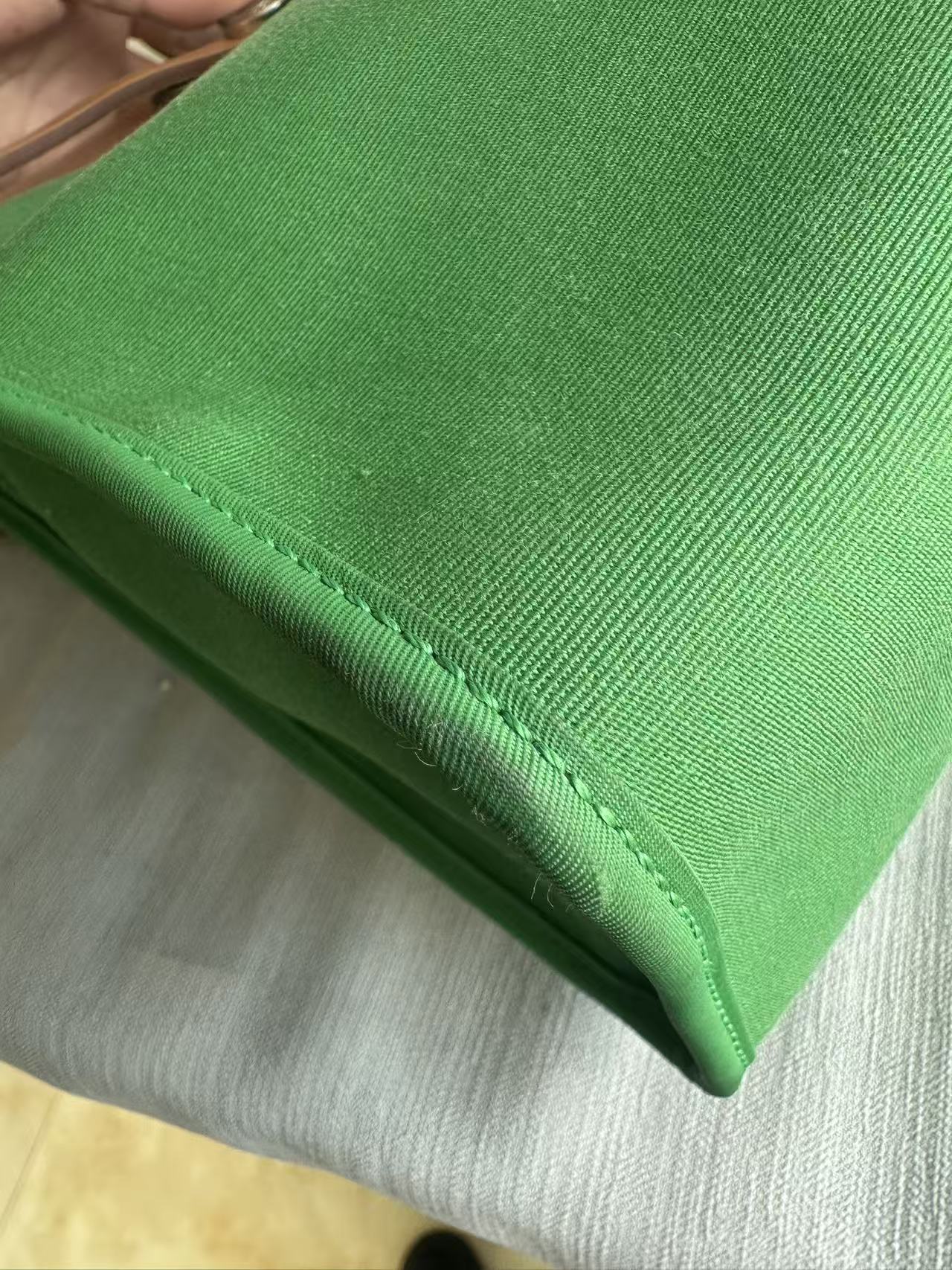 Hermes green herbag31 good condition stamp X